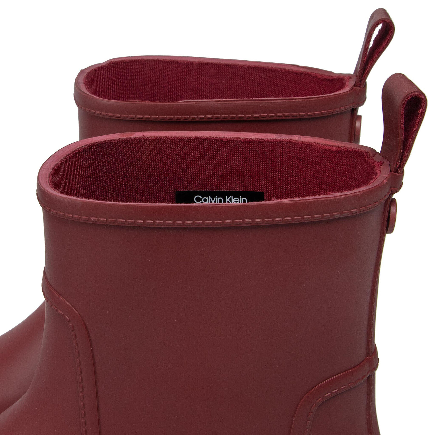 Calvin Klein Гумени ботуши Rain Boot HW0HW00606 Бордо - Pepit.bg