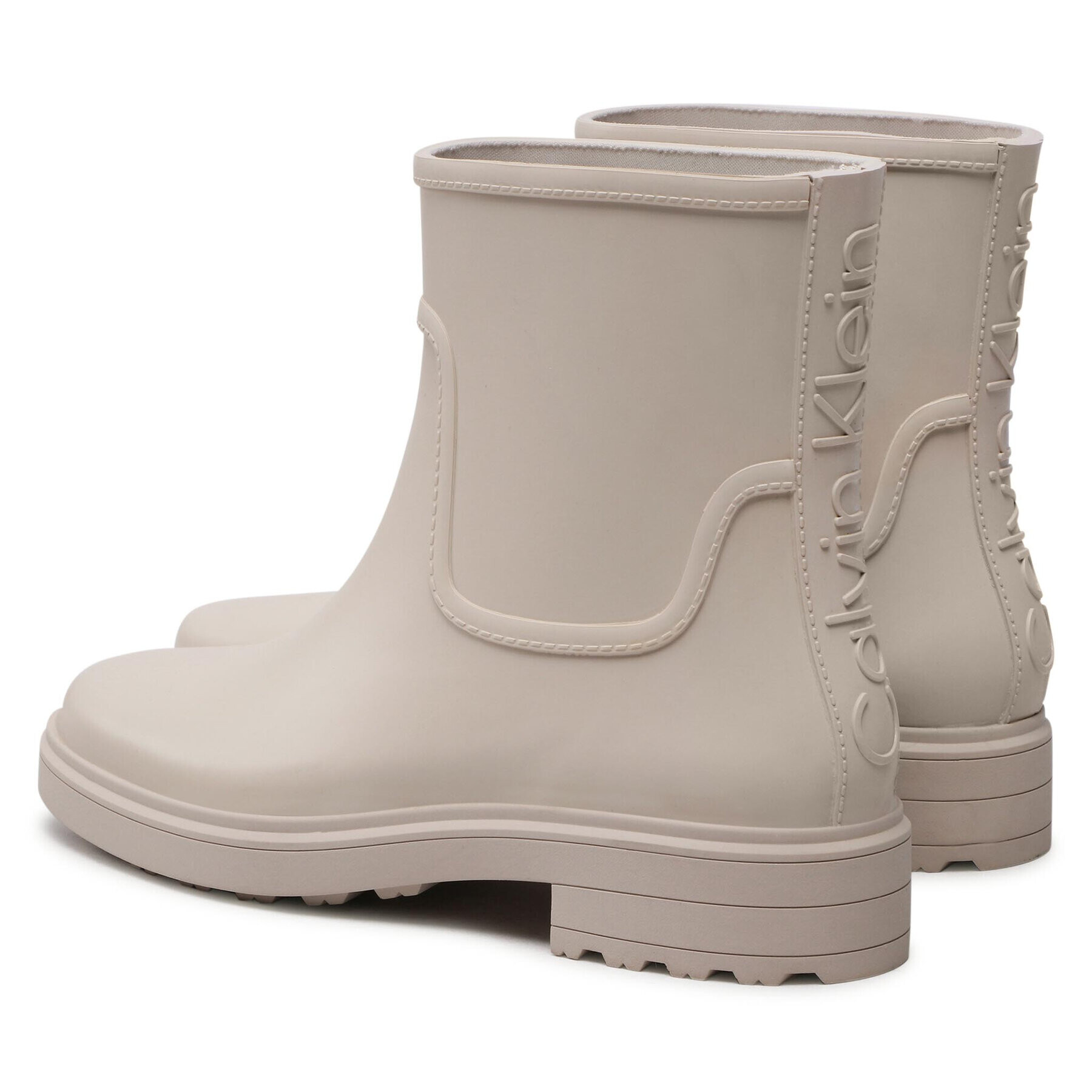 Calvin Klein Гумени ботуши Rain Boot HW0HW01301 Бежов - Pepit.bg