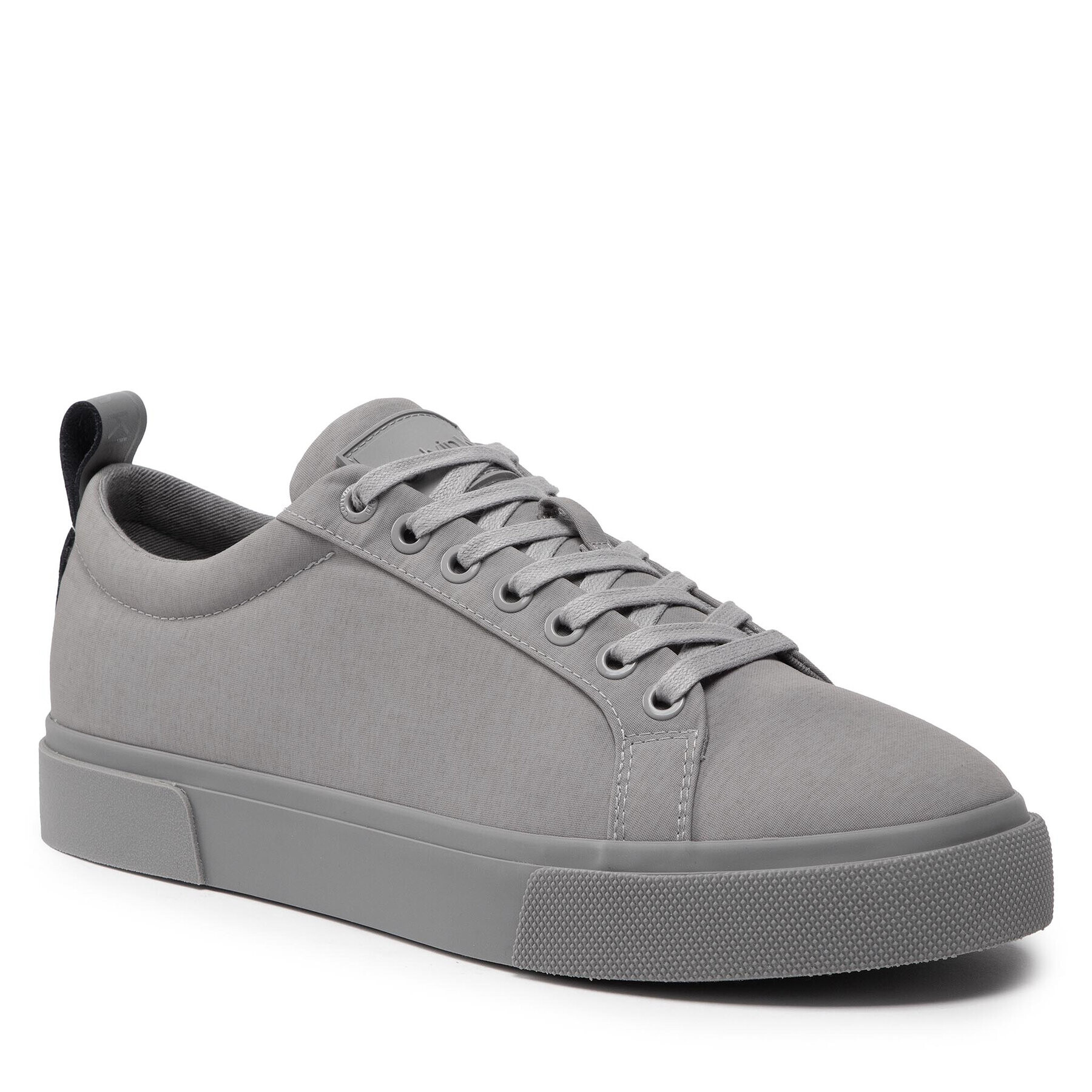 Calvin Klein Гуменки Low Top Lace Up Nylon HM0HM00342 Сив - Pepit.bg