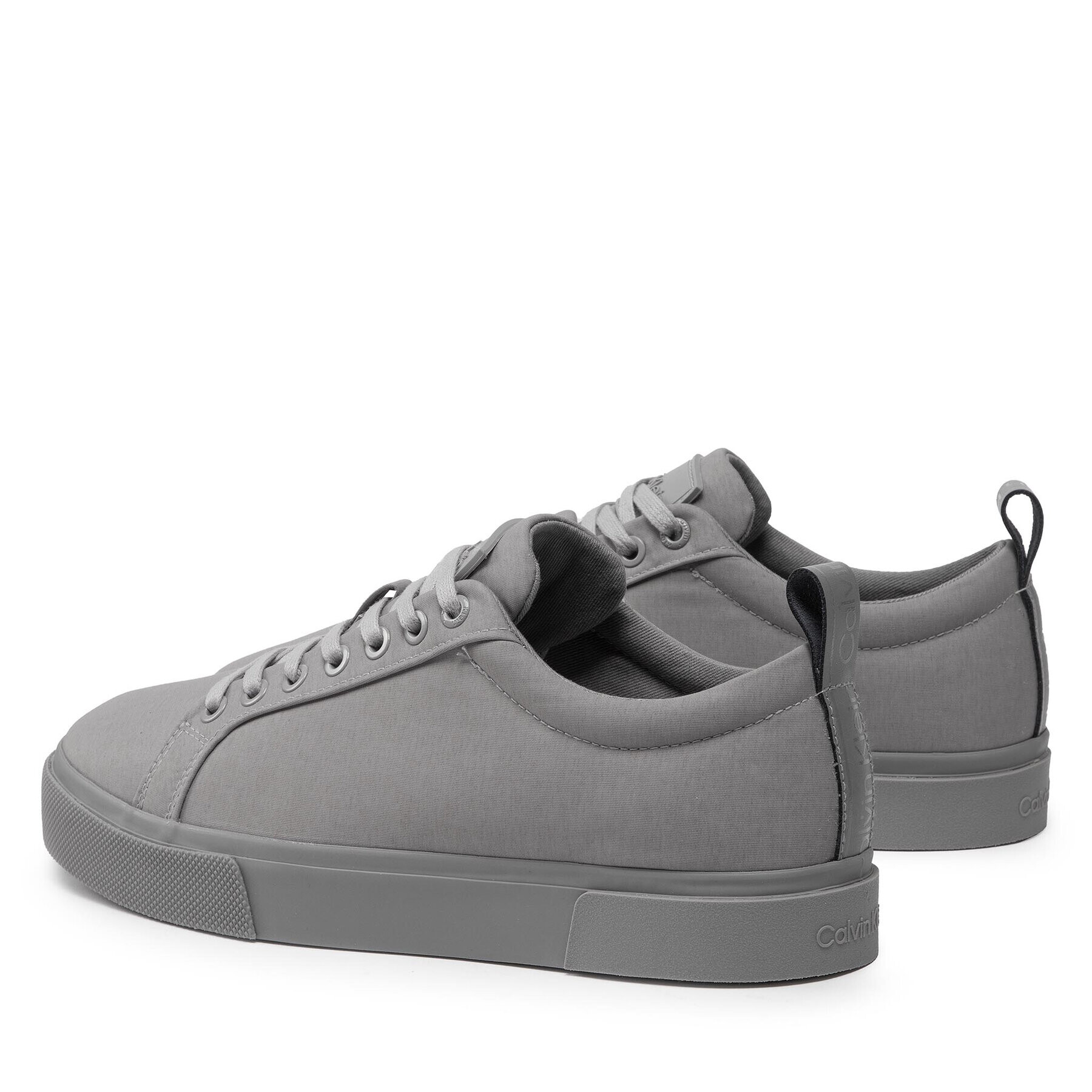 Calvin Klein Гуменки Low Top Lace Up Nylon HM0HM00342 Сив - Pepit.bg