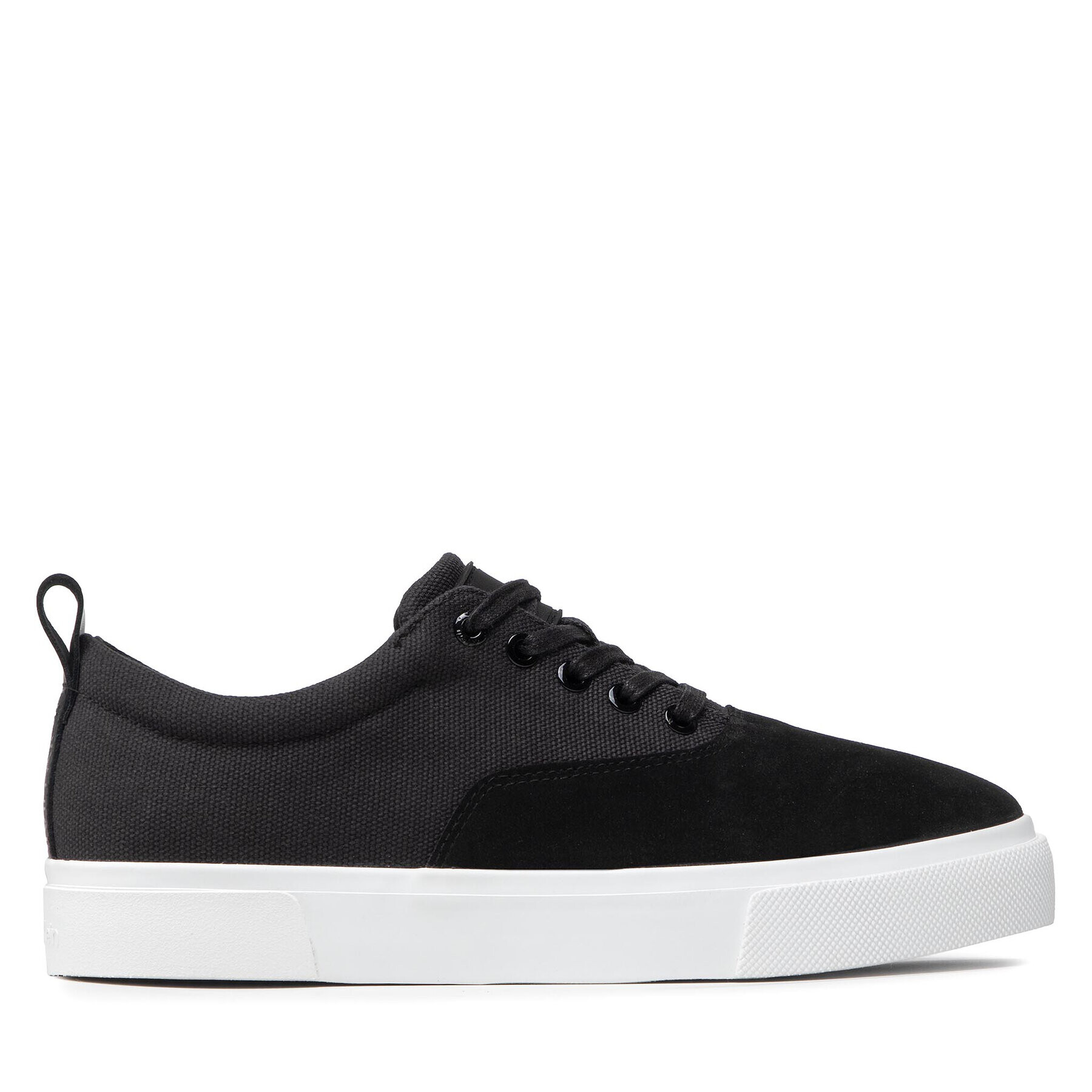 Calvin Klein Гуменки Low Top Lace Up Skate Cv Mix HM0HM00321 Черен - Pepit.bg