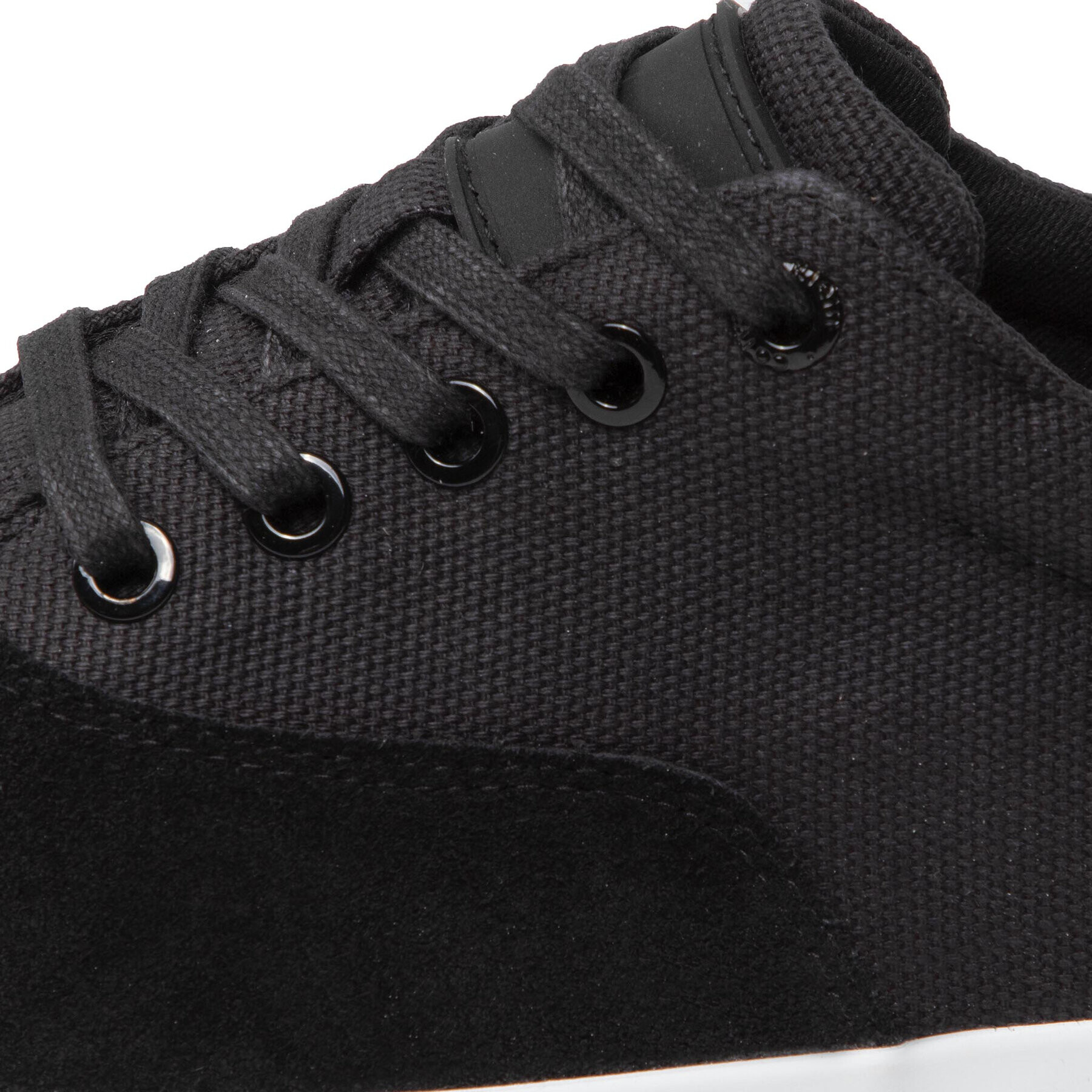 Calvin Klein Гуменки Low Top Lace Up Skate Cv Mix HM0HM00321 Черен - Pepit.bg