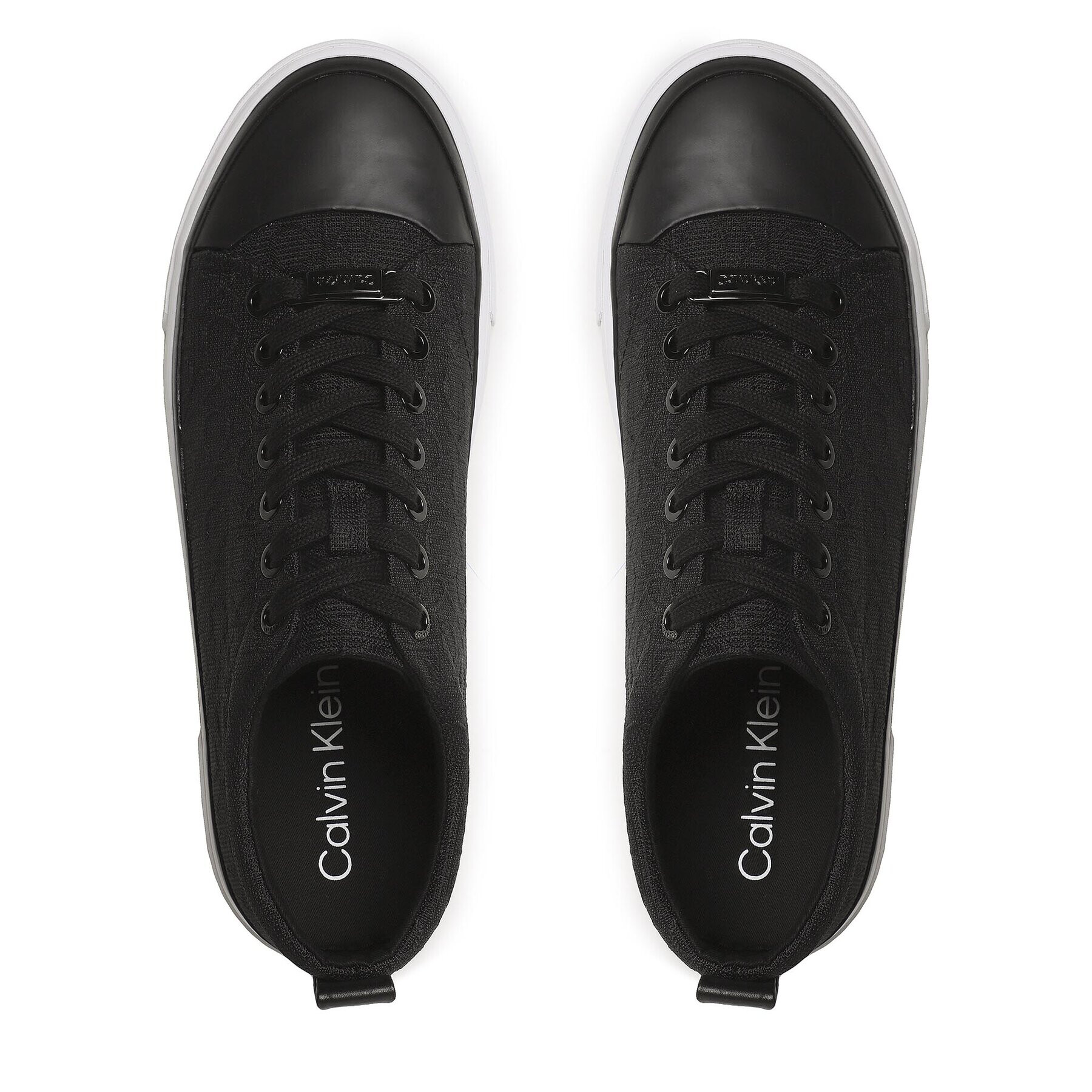 Calvin Klein Гуменки Vulc Lace-Up - Mono Jq HW0HW01777 Черен - Pepit.bg