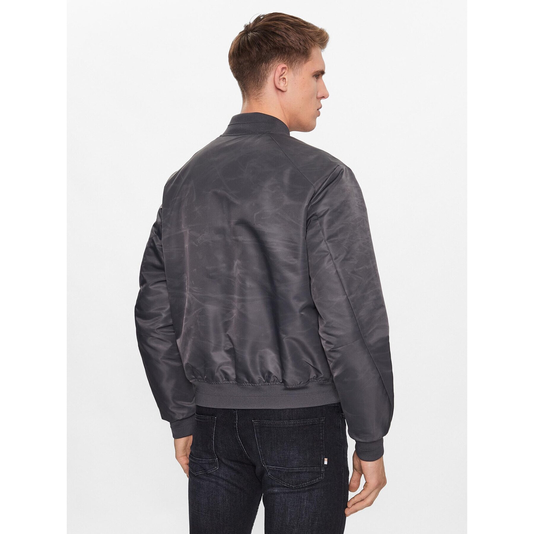 Calvin Klein Яке бомбър Hero K10K109907 Сив Regular Fit - Pepit.bg