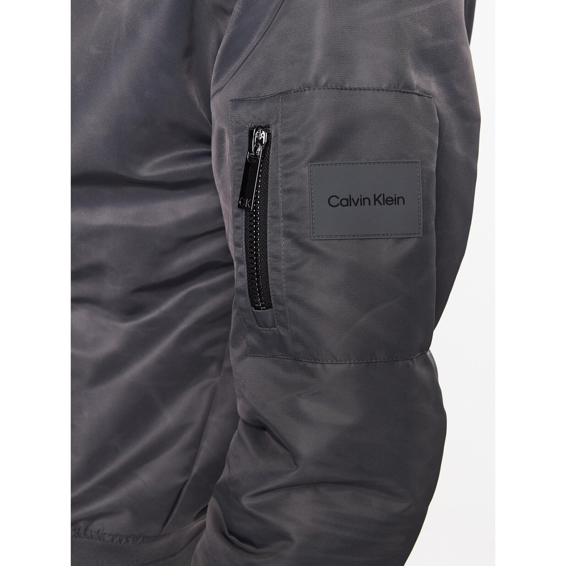 Calvin Klein Яке бомбър Hero K10K109907 Сив Regular Fit - Pepit.bg