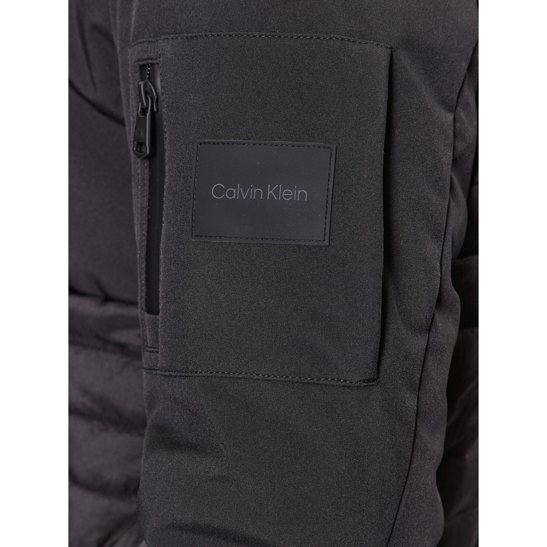 Calvin Klein Яке бомбър K10K111802 Черен Regular Fit - Pepit.bg