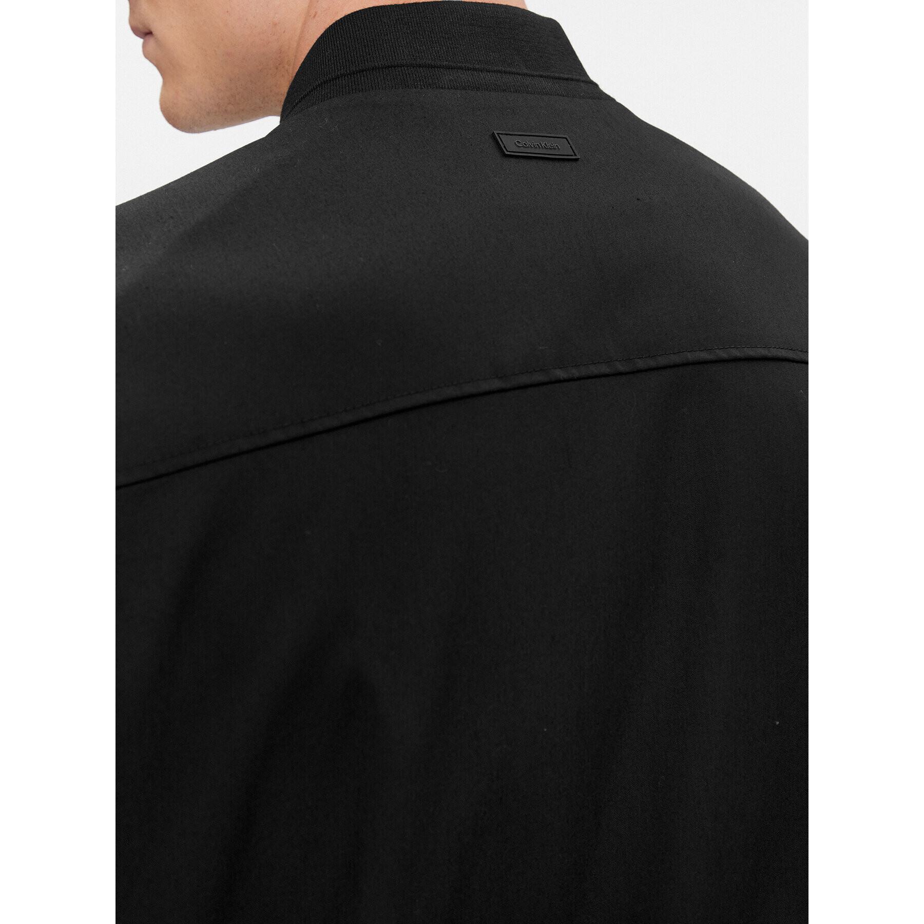 Calvin Klein Яке бомбър K10K112074 Черен Regular Fit - Pepit.bg