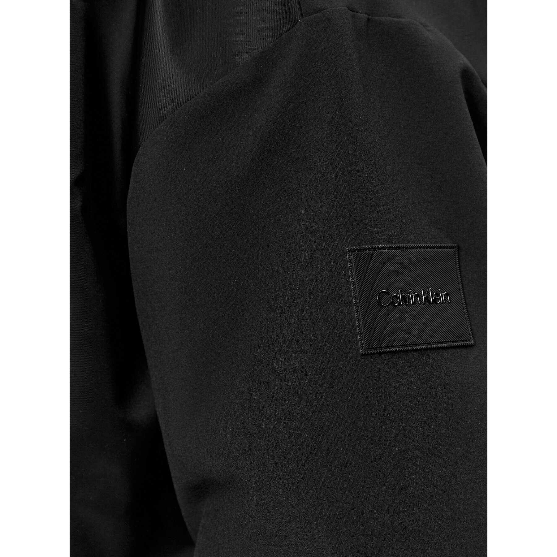 Calvin Klein Яке бомбър Sateen K10K112370 Черен Regular Fit - Pepit.bg