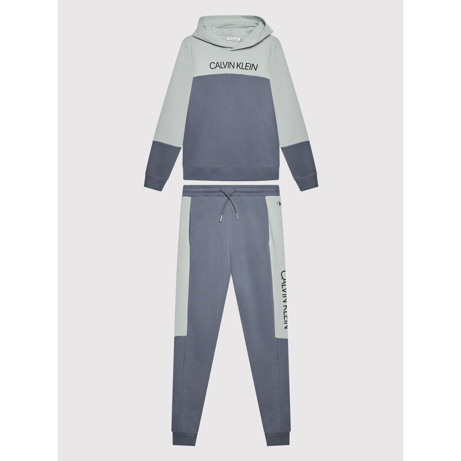 Calvin Klein Jeans Анцуг Color Block IB0IB00952 Сив Regular Fit - Pepit.bg