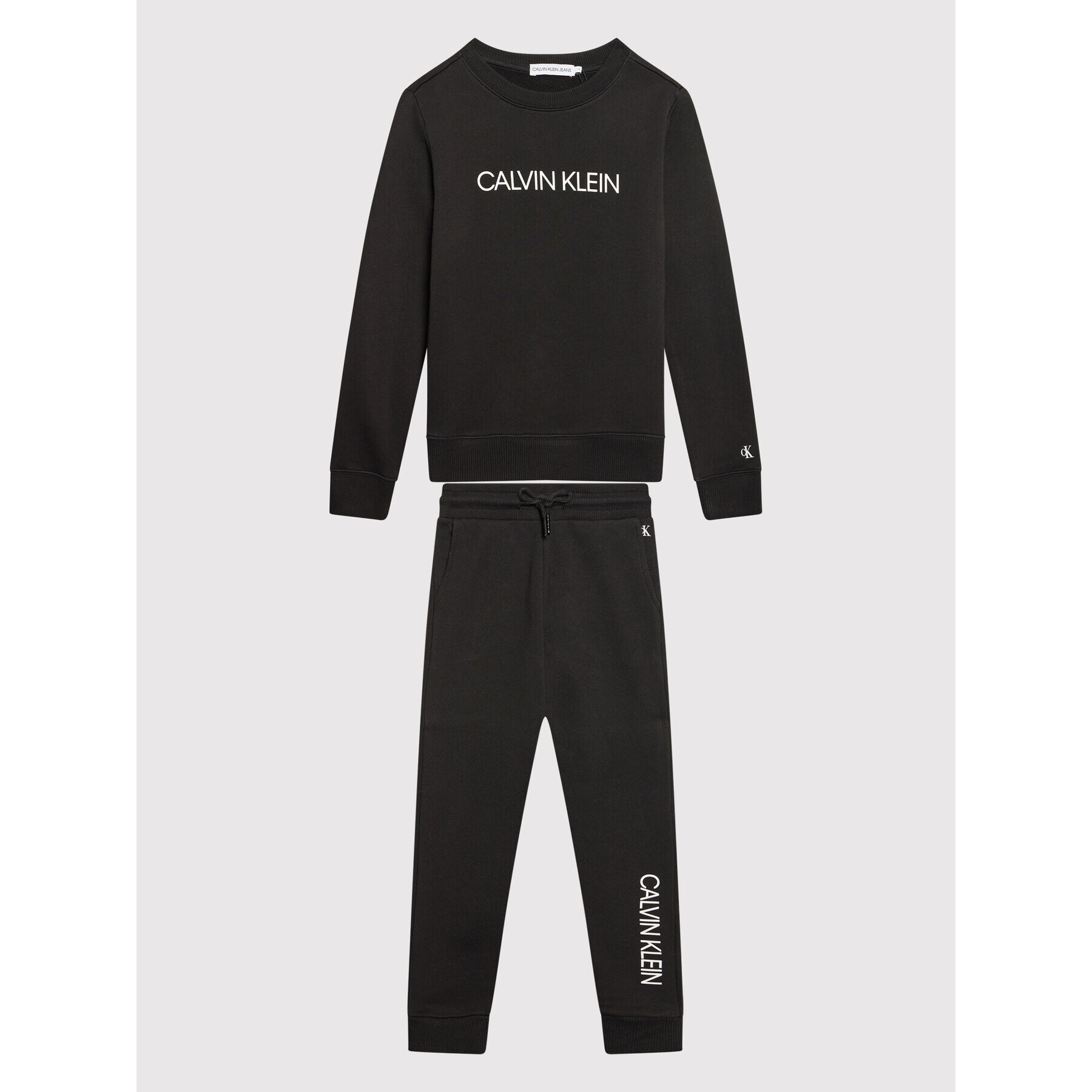 Calvin Klein Jeans Анцуг Essental IB0IB00951 Черен Regular Fit - Pepit.bg