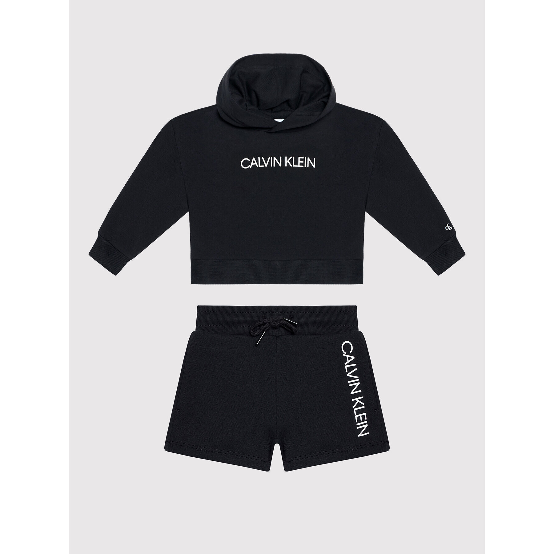 Calvin Klein Jeans Спортен екип Logo Boxy IG0IG01061 Черен Regular Fit - Pepit.bg