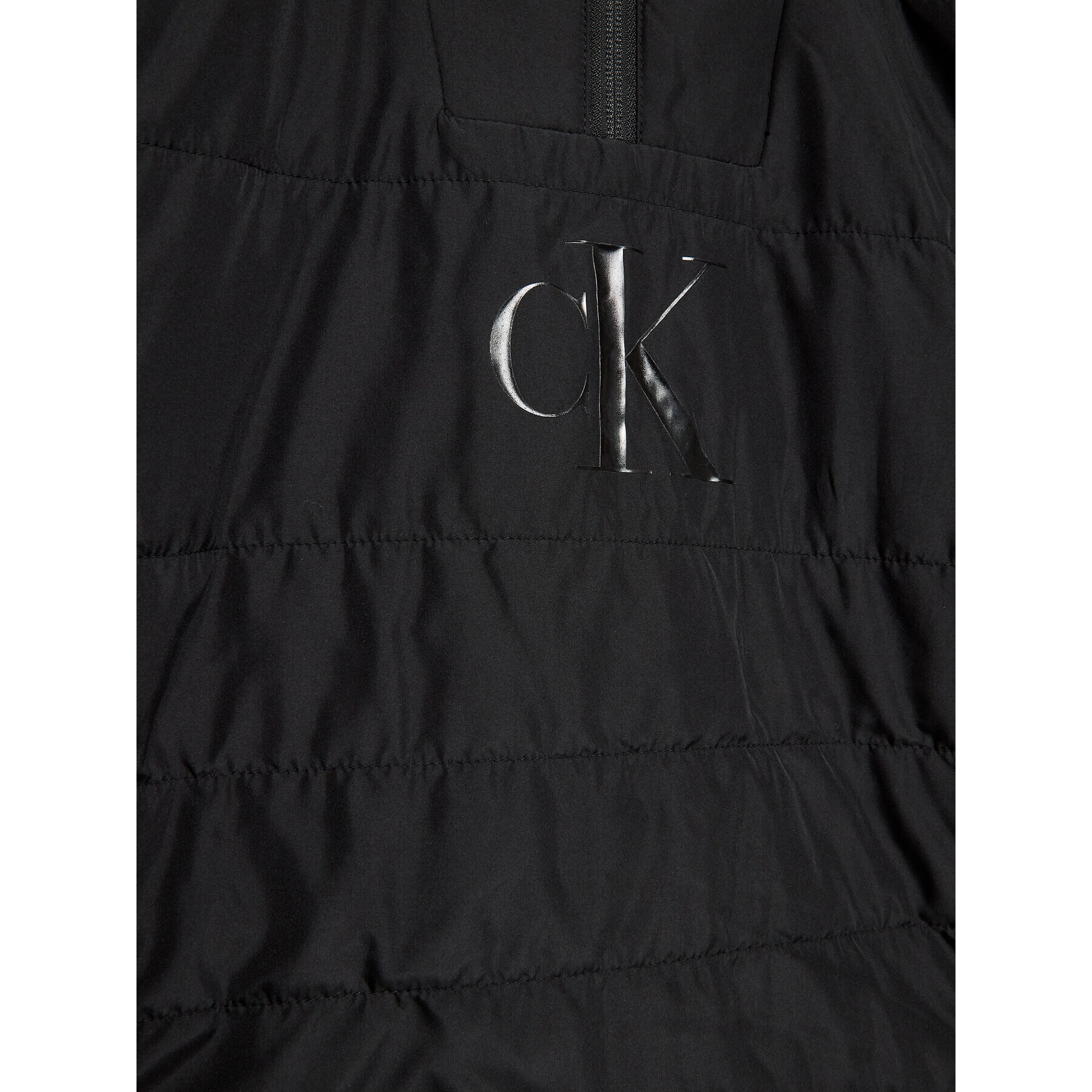 Calvin Klein Jeans Анорак Monogram IB0IB01567 Черен Regular Fit - Pepit.bg