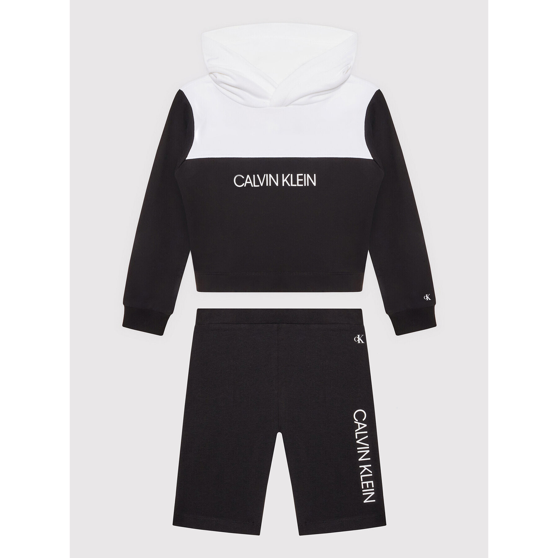 Calvin Klein Jeans Анцуг Colour Block IG0IG01340 Черен Regular Fit - Pepit.bg
