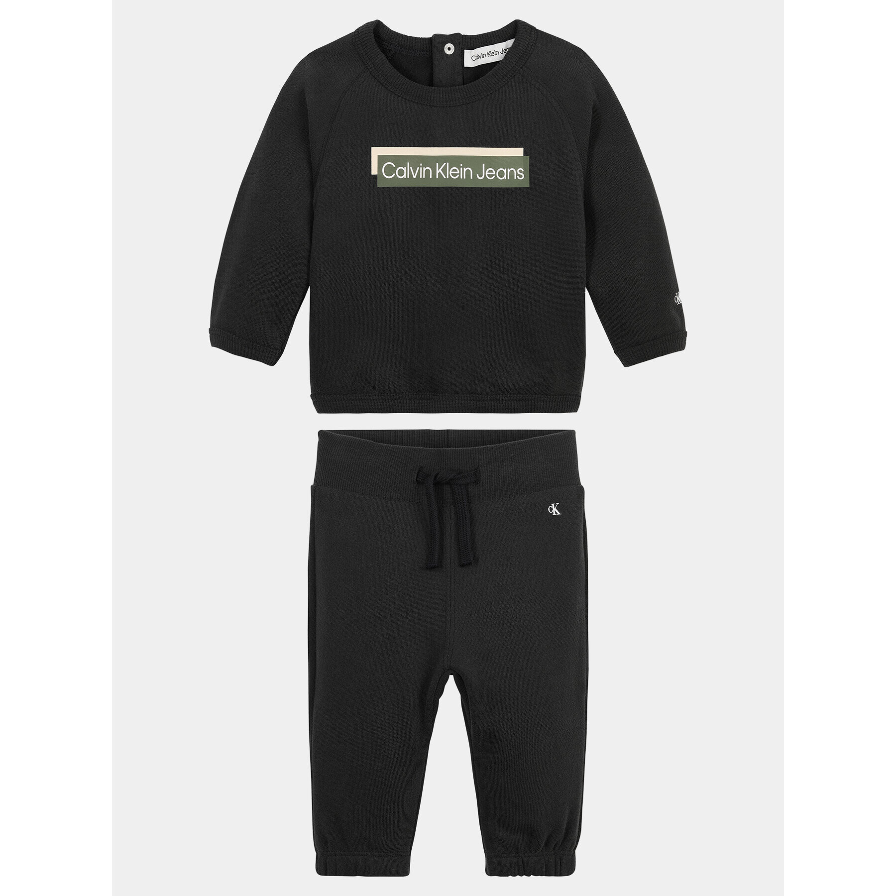 Calvin Klein Jeans Анцуг IN0IN00119 Черен Regular Fit - Pepit.bg