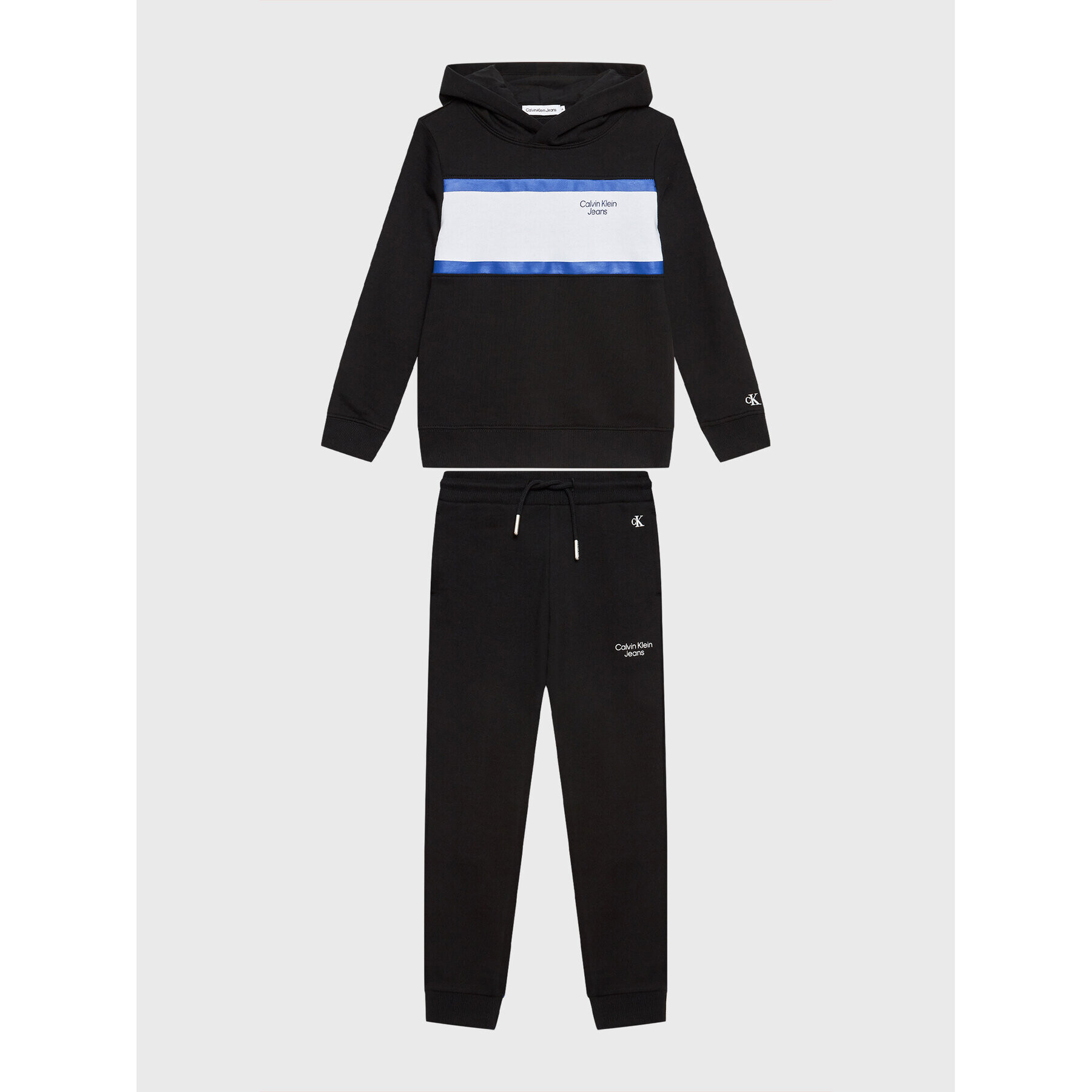 Calvin Klein Jeans Анцуг Logo IB0IB01559 Черен Regular Fit - Pepit.bg