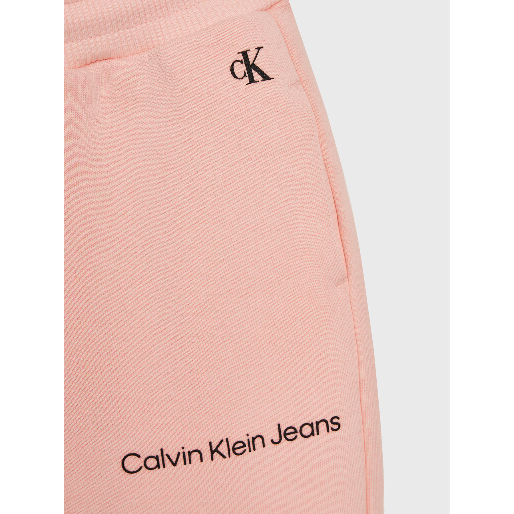 Calvin Klein Jeans Анцуг Logo IG0IG01758 Розов Boxy Fit - Pepit.bg