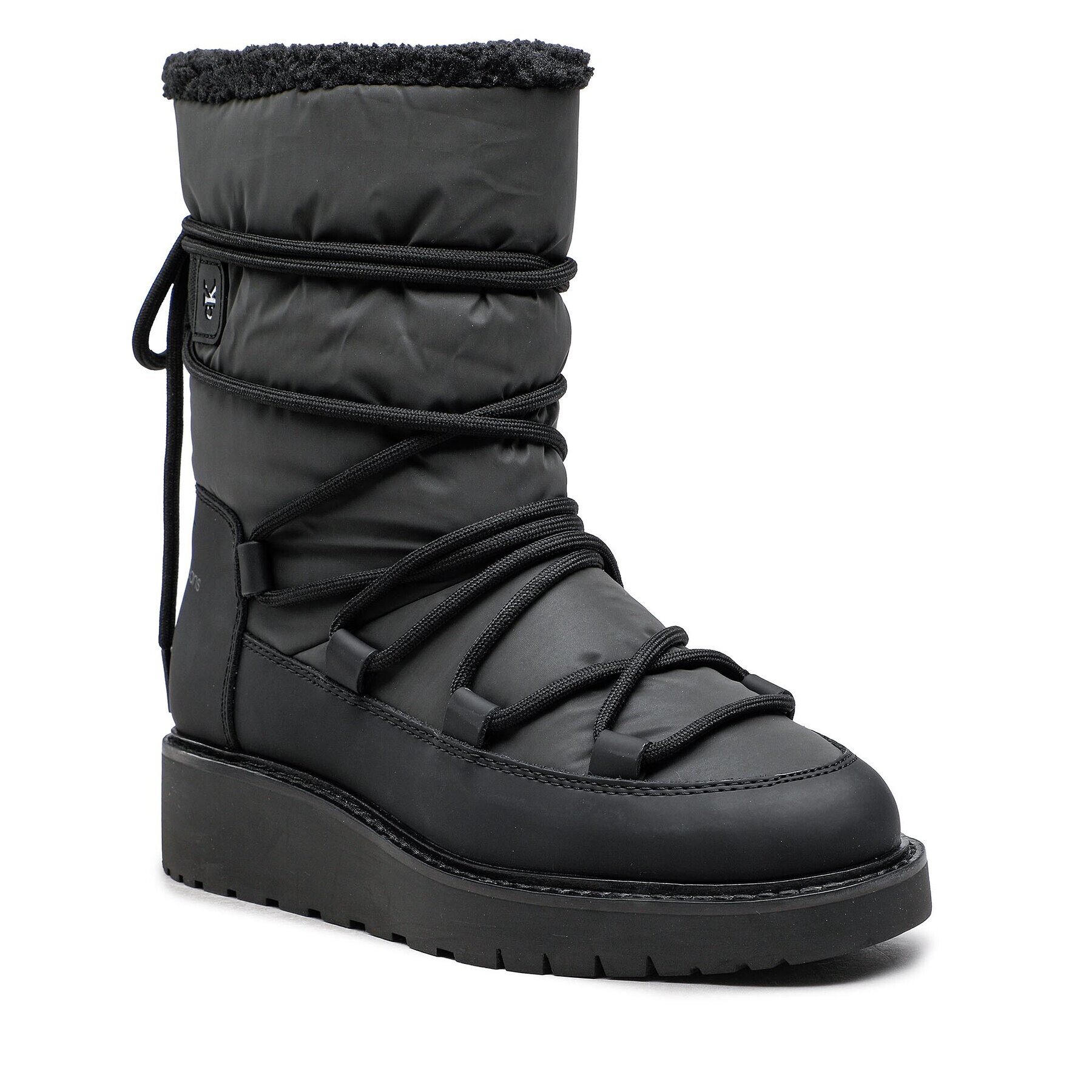 Calvin Klein Jeans Апрески Plus Snow Boot YW0YW00731 Черен - Pepit.bg