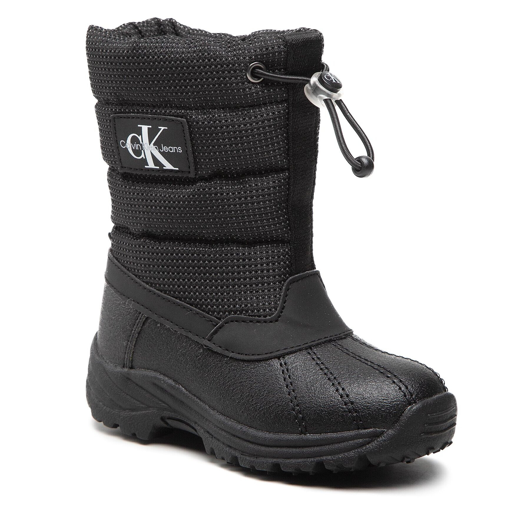 Calvin Klein Jeans Апрески Snow Boot V3X6-80419-1474 M Черен - Pepit.bg