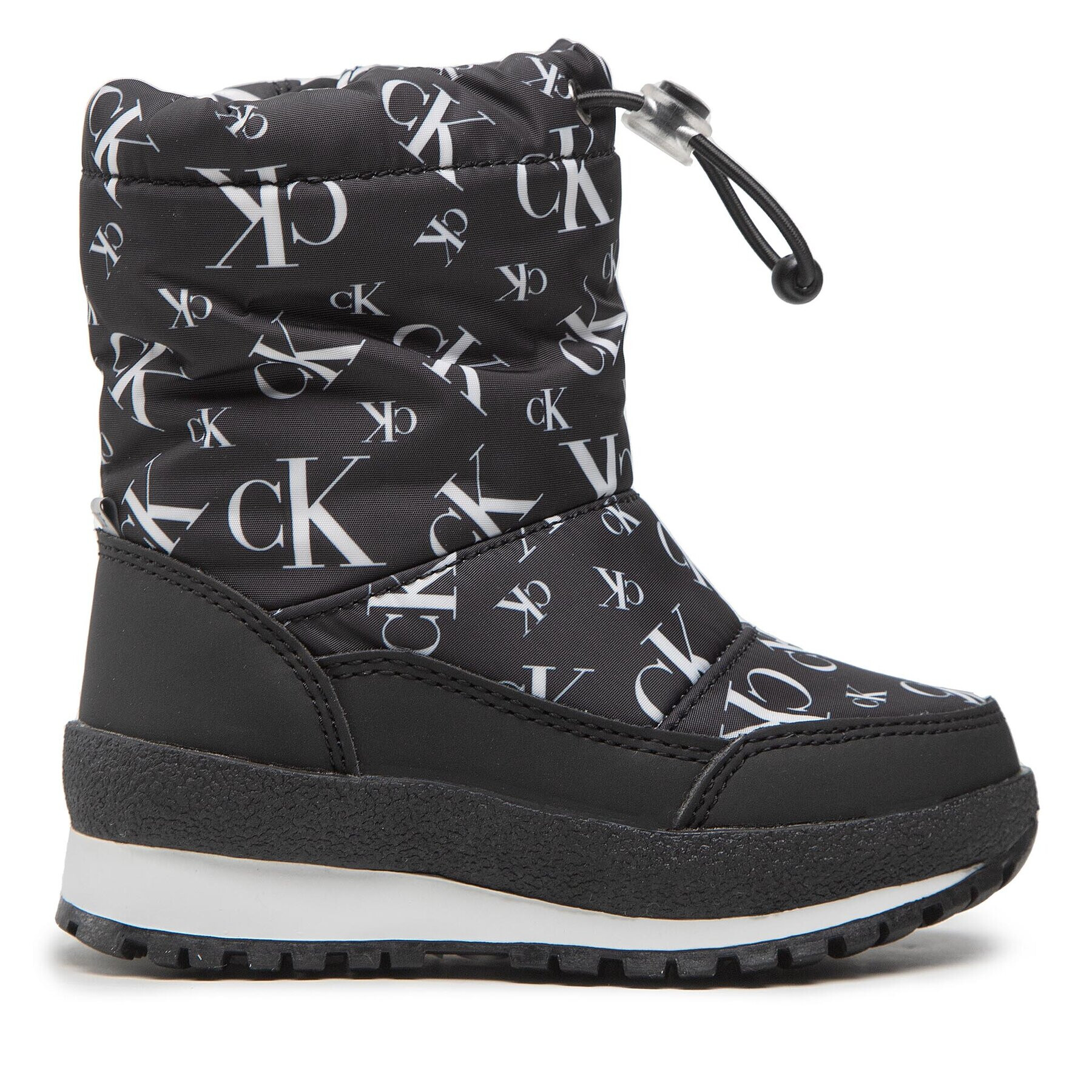 Calvin Klein Jeans Апрески Snow Boot V3X6-80420-1473 Черен - Pepit.bg