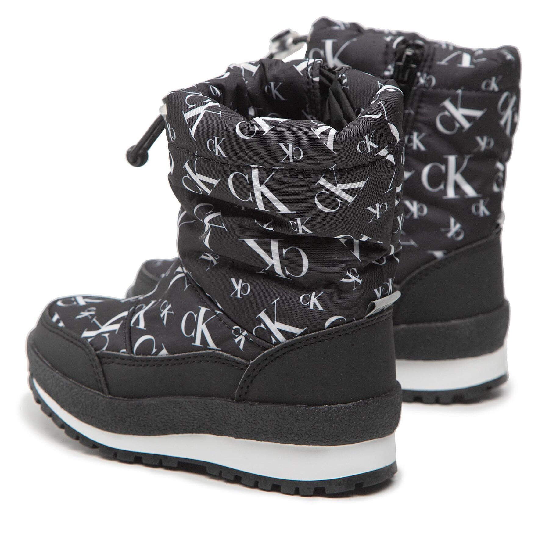 Calvin Klein Jeans Апрески Snow Boot V3X6-80420-1473 Черен - Pepit.bg