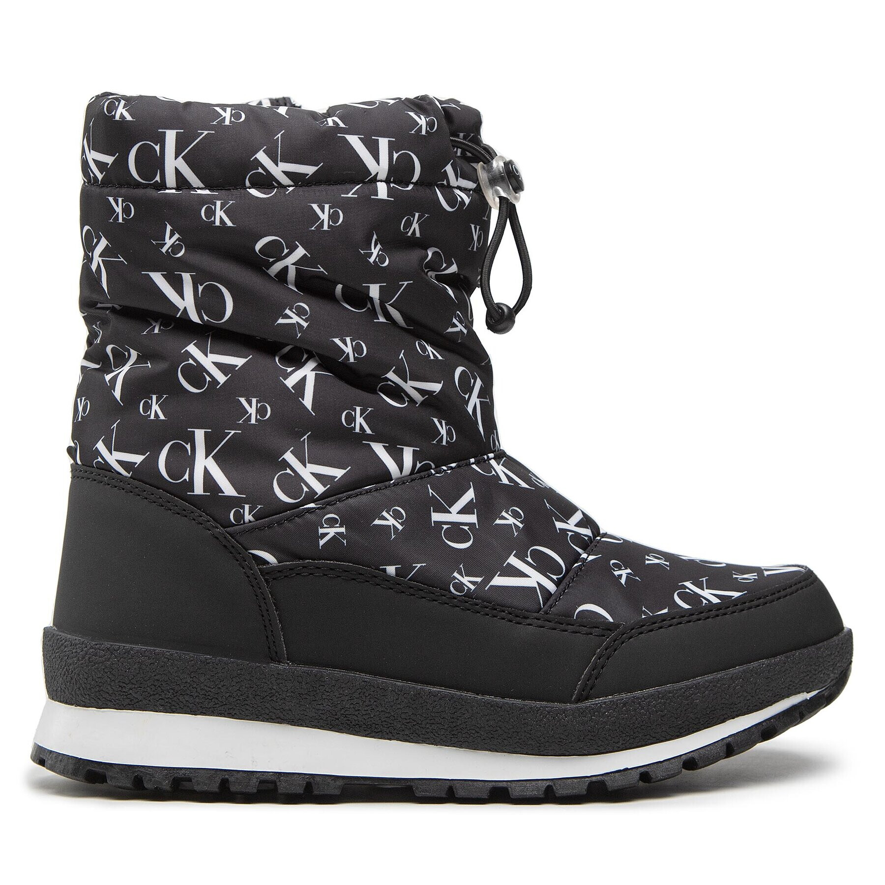 Calvin Klein Jeans Апрески Snow Boot V3X6-80420-1473 S Черен - Pepit.bg