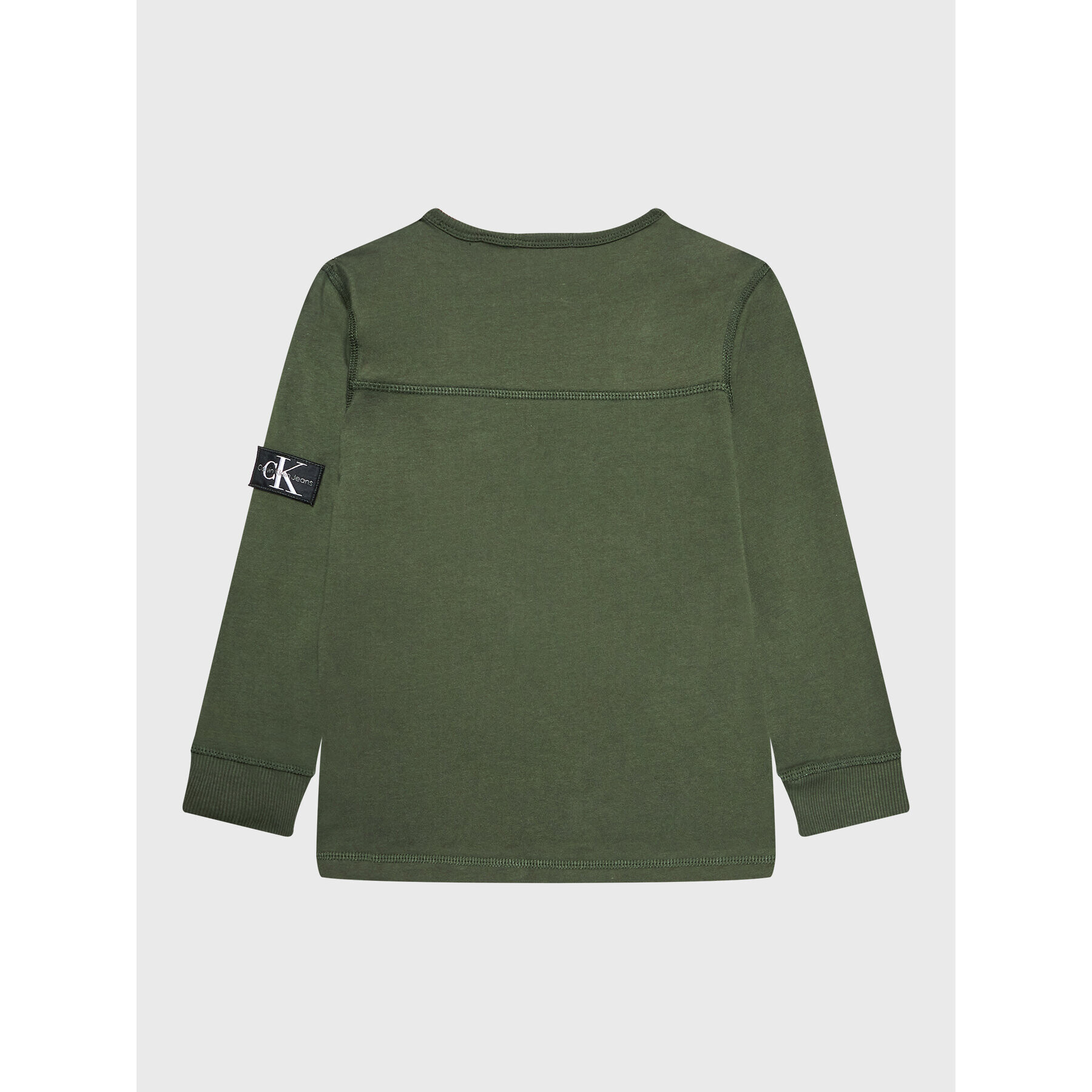 Calvin Klein Jeans Блуза Badge IB0IB01469 Каки Regular Fit - Pepit.bg