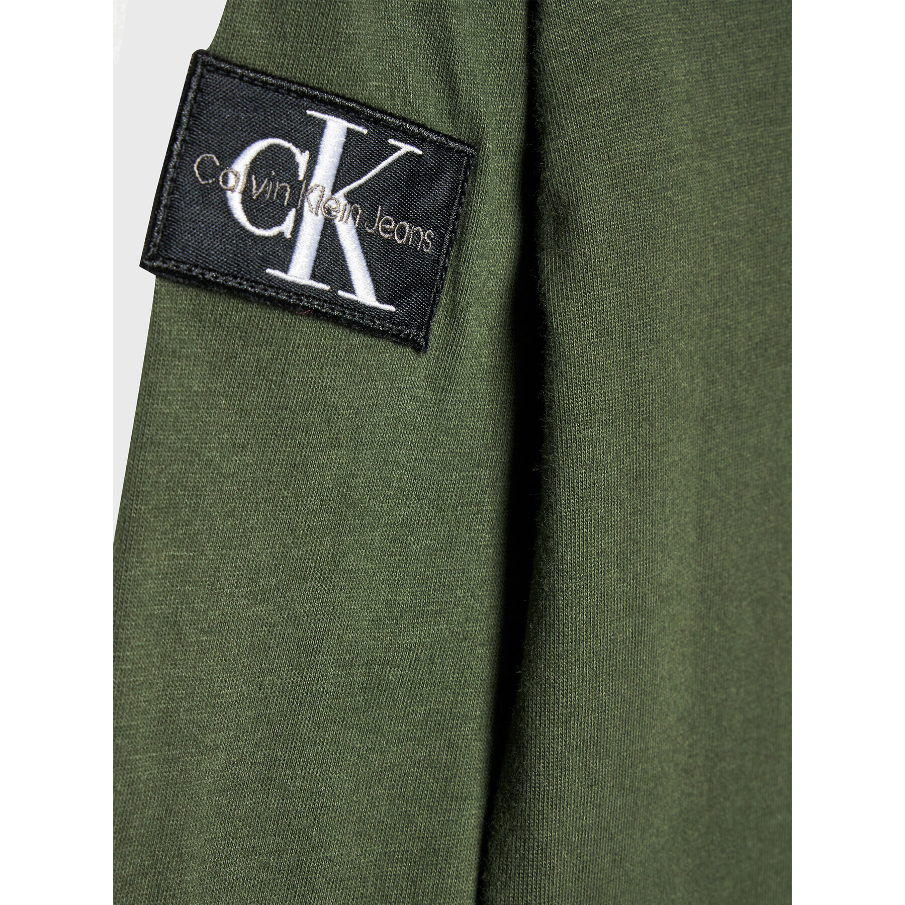 Calvin Klein Jeans Блуза Badge IB0IB01469 Каки Regular Fit - Pepit.bg