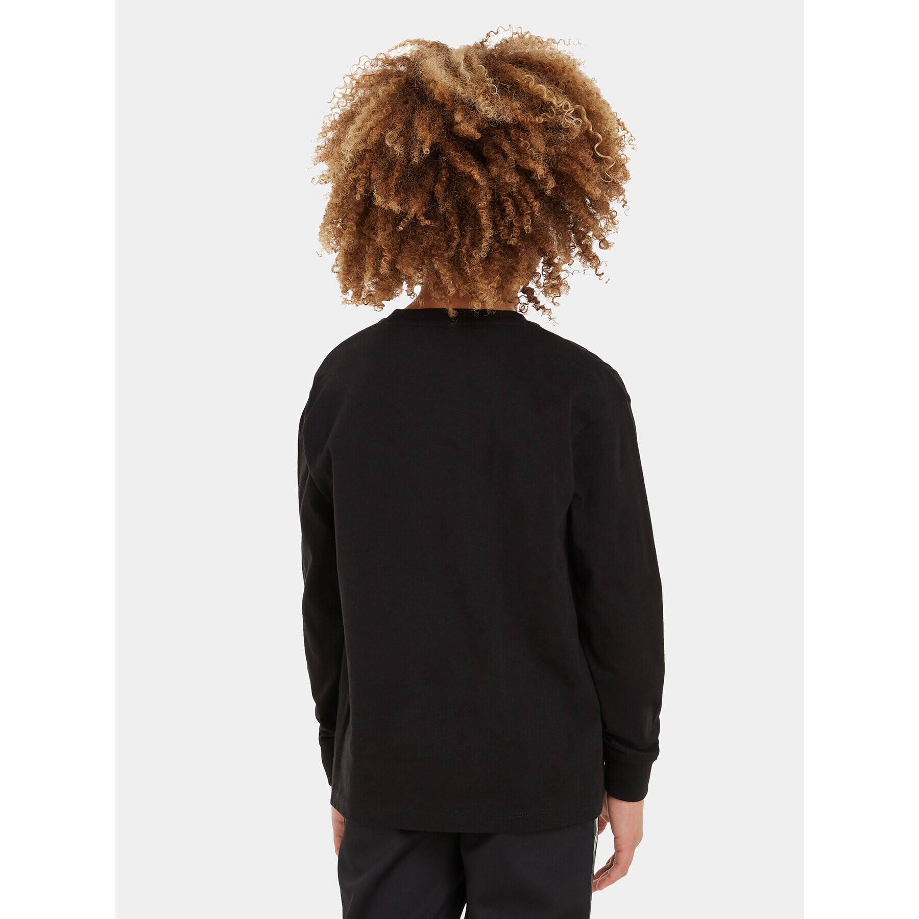 Calvin Klein Jeans Блуза Blown Up Logo IB0IB01880 Черен Regular Fit - Pepit.bg