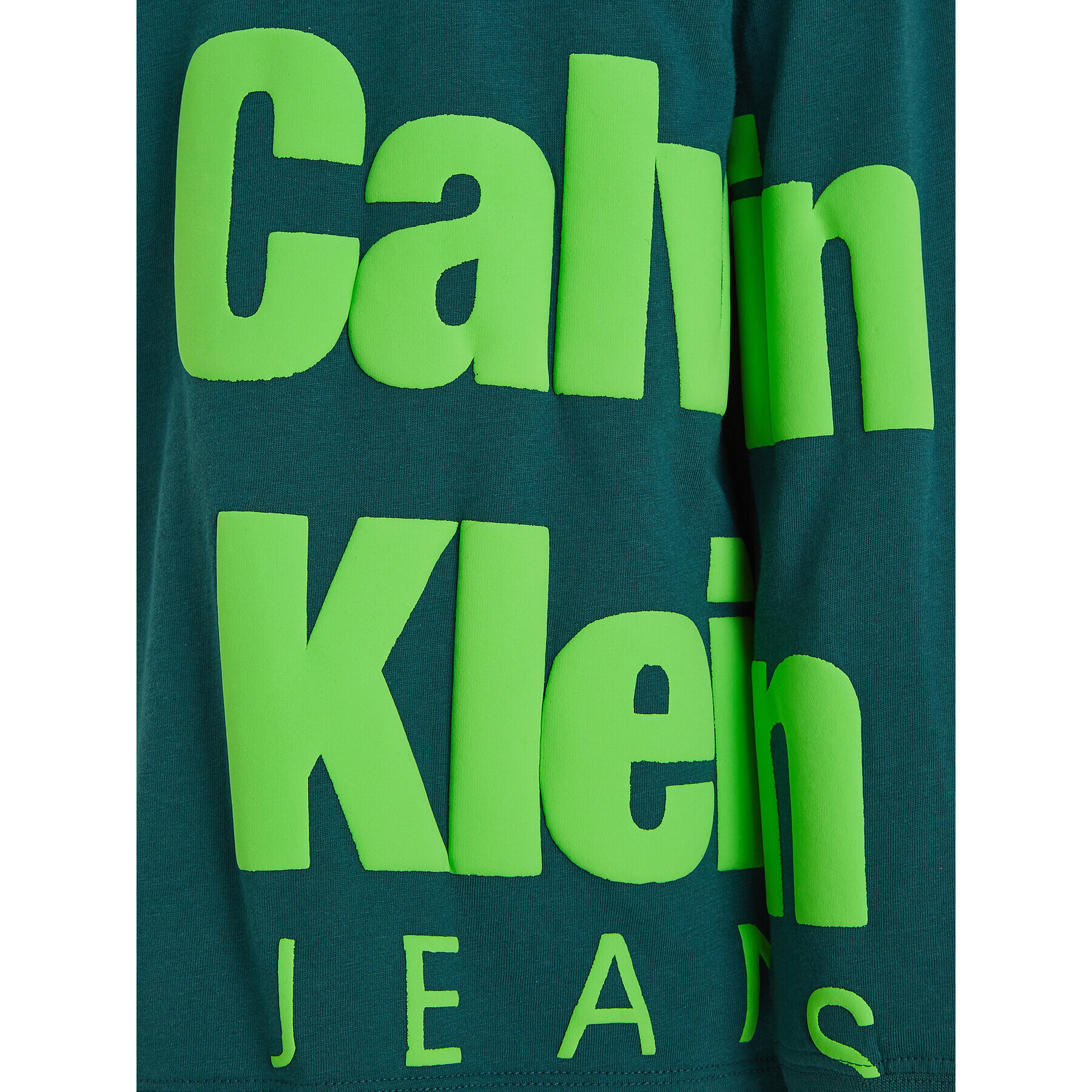 Calvin Klein Jeans Блуза Blown Up Logo IB0IB01880 Син Regular Fit - Pepit.bg