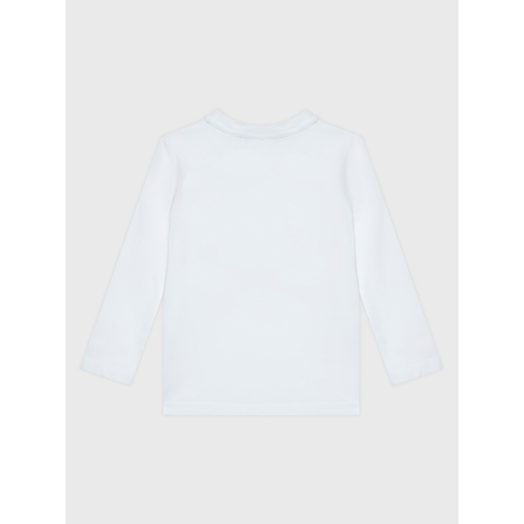 Calvin Klein Jeans Блуза Box Logo IB0IB01451 Бял Regular Fit - Pepit.bg