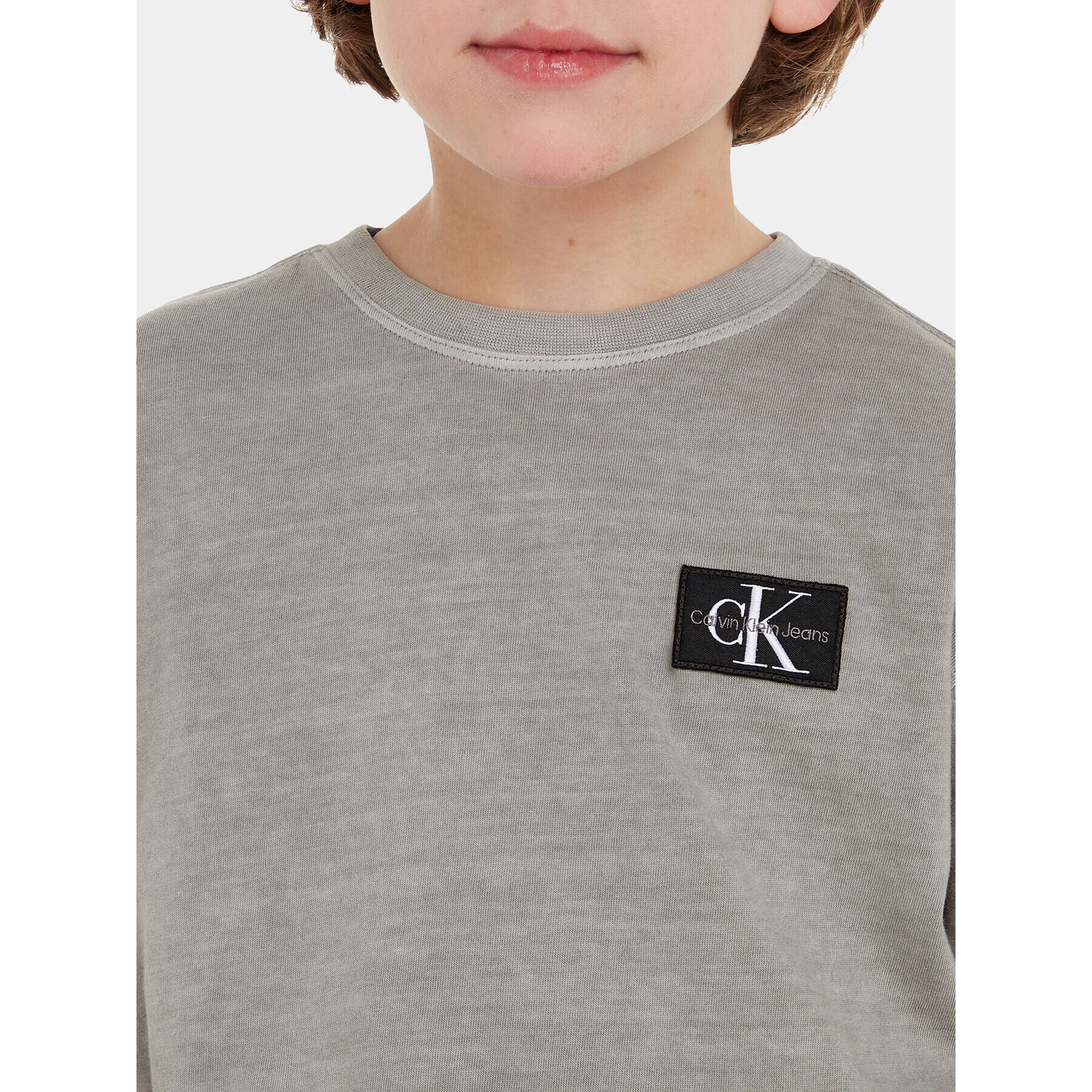 Calvin Klein Jeans Блуза IB0IB01886 Сив Regular Fit - Pepit.bg