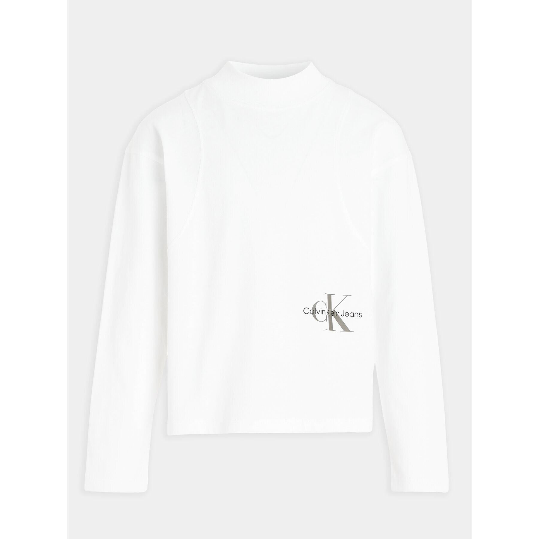 Calvin Klein Jeans Блуза IG0IG02192 Бял Regular Fit - Pepit.bg