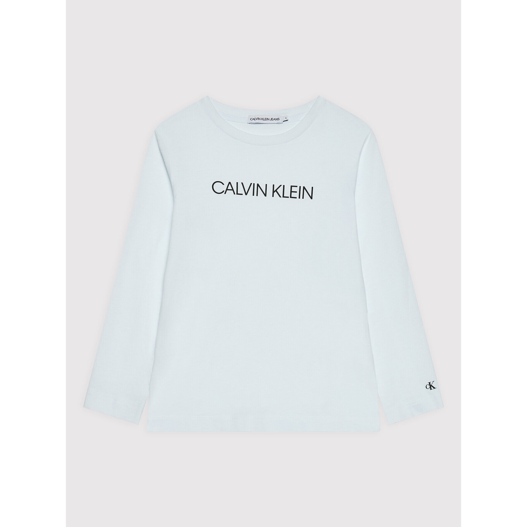 Calvin Klein Jeans Блуза Institutional IB0IB00599 Бял Regular Fit - Pepit.bg