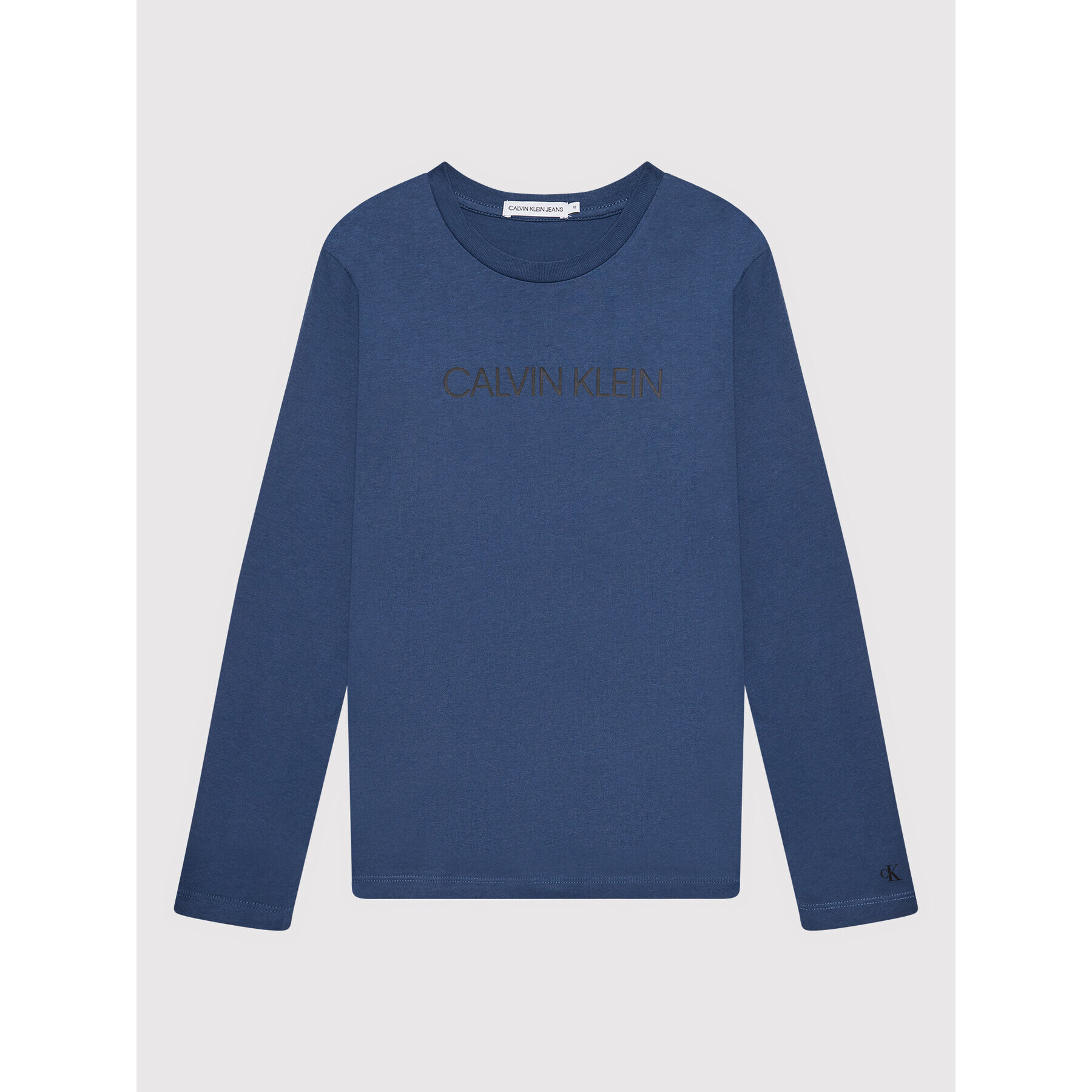 Calvin Klein Jeans Блуза Institutional IB0IB00599 Син Regular Fit - Pepit.bg