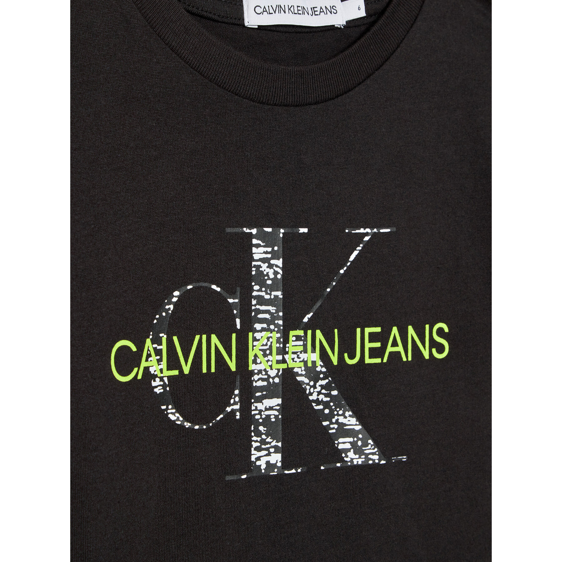 Calvin Klein Jeans Блуза Institutional IB0IB00999 Черен Regular Fit - Pepit.bg