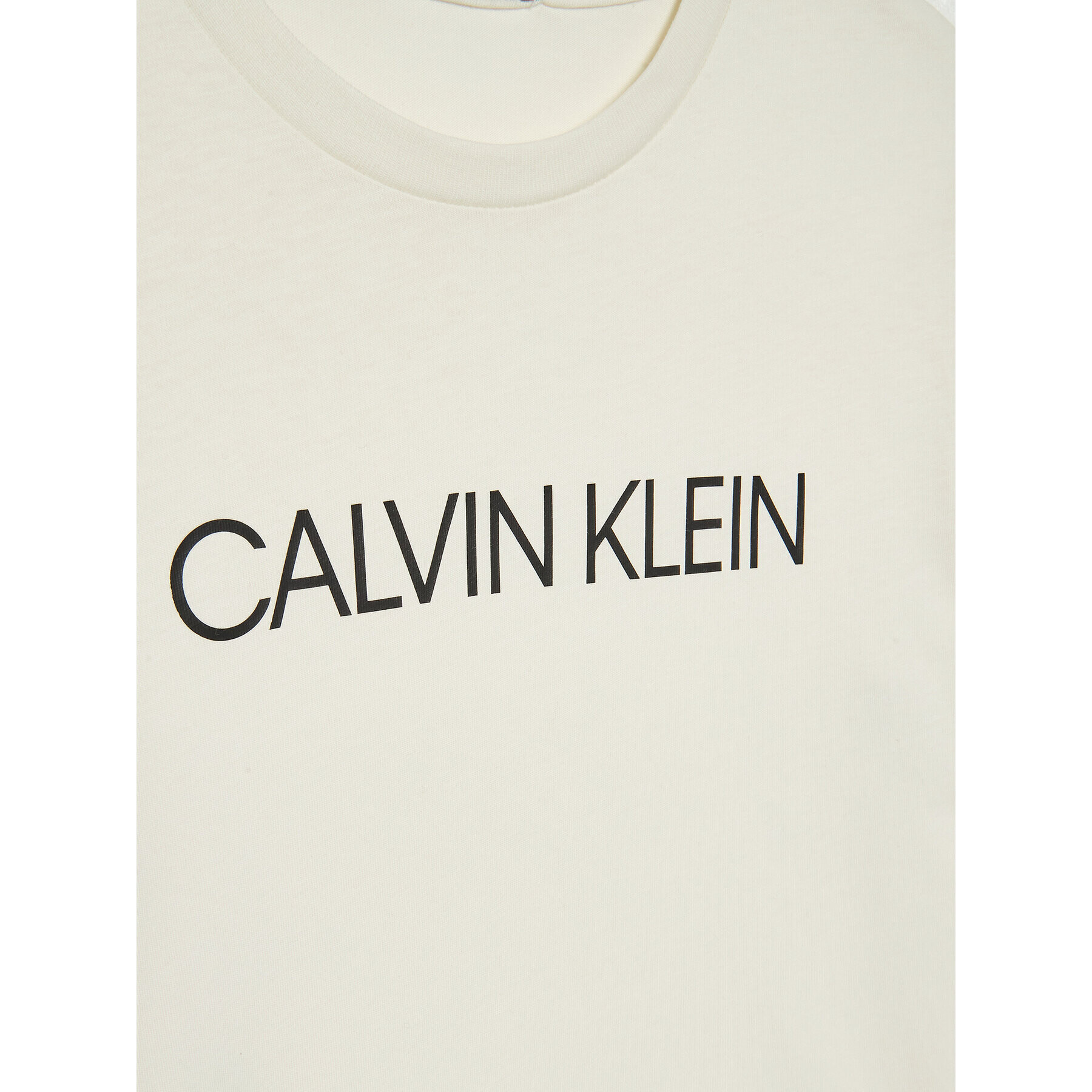 Calvin Klein Jeans Блуза Institutional IU0IU00297 Екрю Regular Fit - Pepit.bg