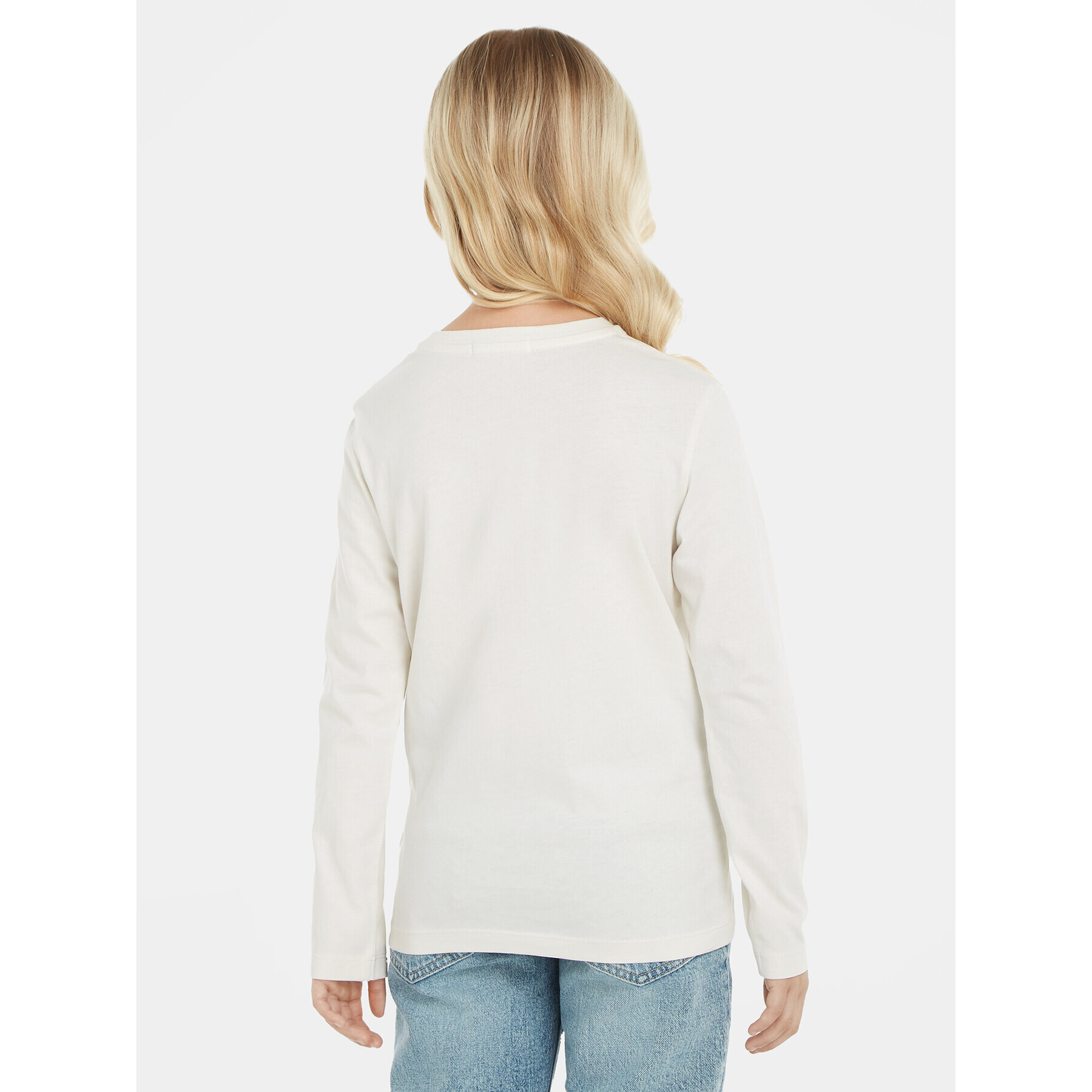Calvin Klein Jeans Блуза IU0IU00519 Екрю Regular Fit - Pepit.bg