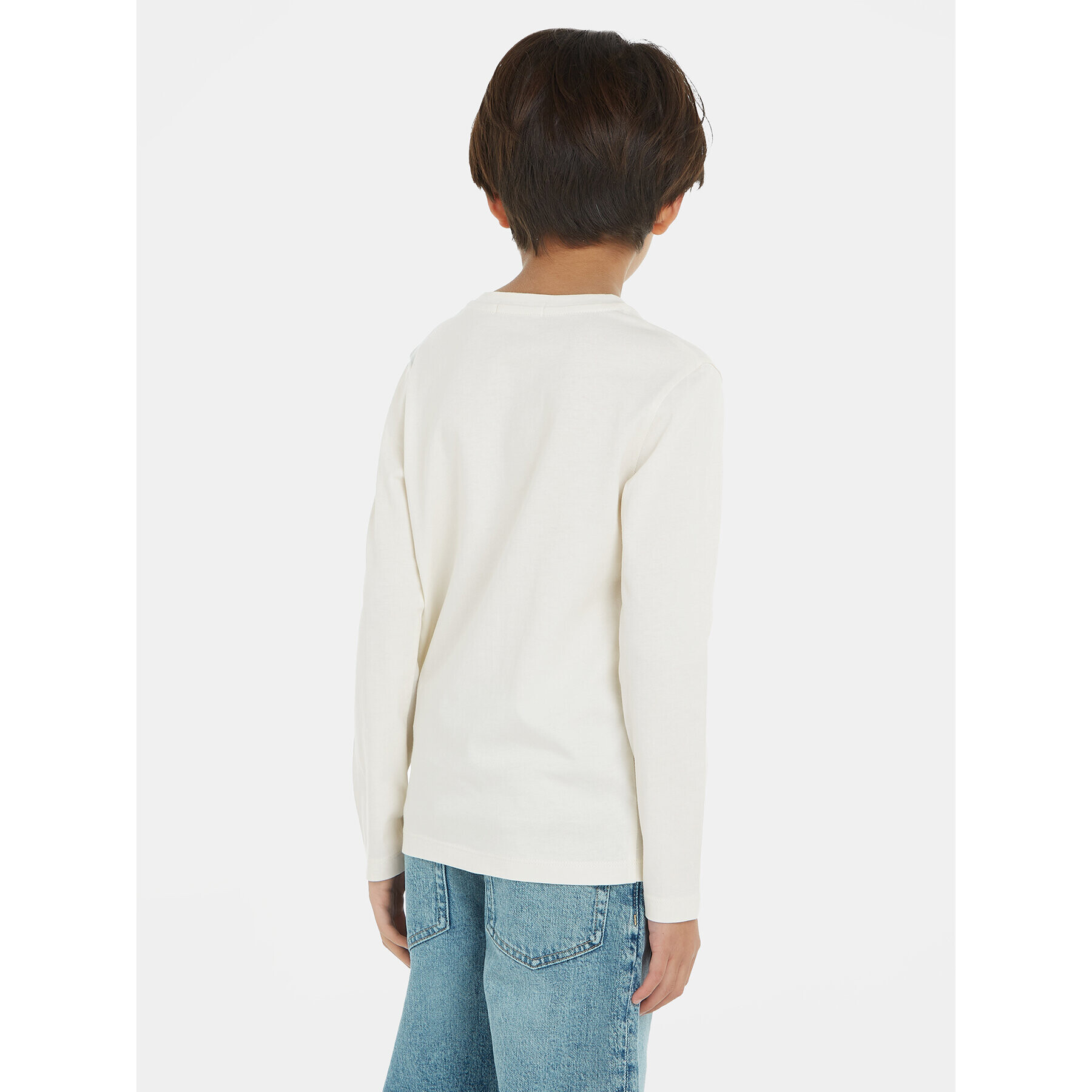 Calvin Klein Jeans Блуза IU0IU00519 Екрю Regular Fit - Pepit.bg