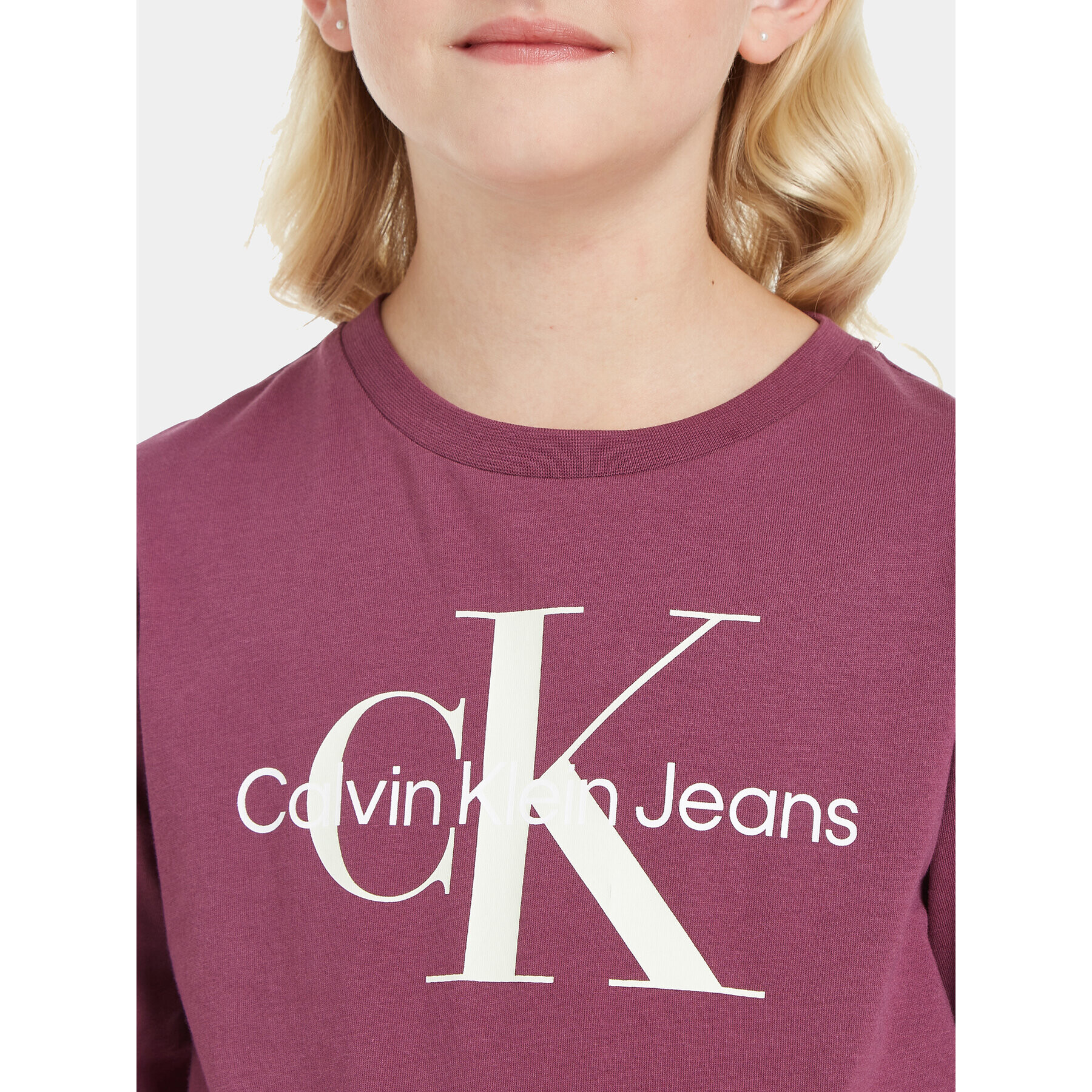 Calvin Klein Jeans Блуза IU0IU00521 Виолетов Regular Fit - Pepit.bg