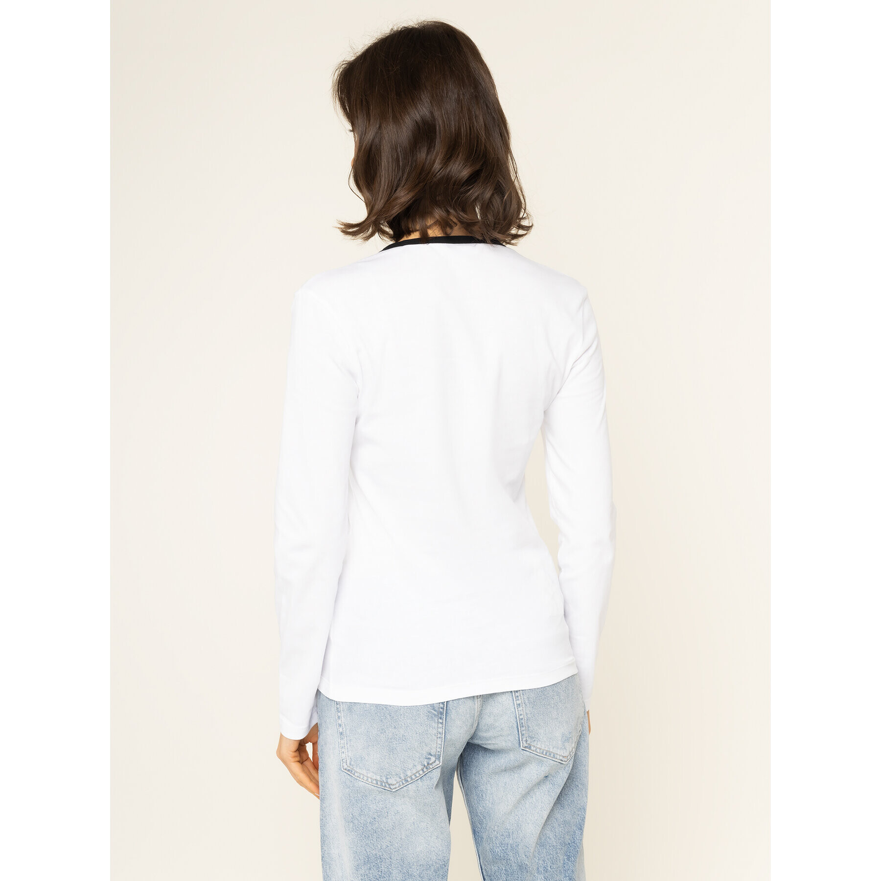 Calvin Klein Jeans Блуза J20J213067 Бял Regular Fit - Pepit.bg