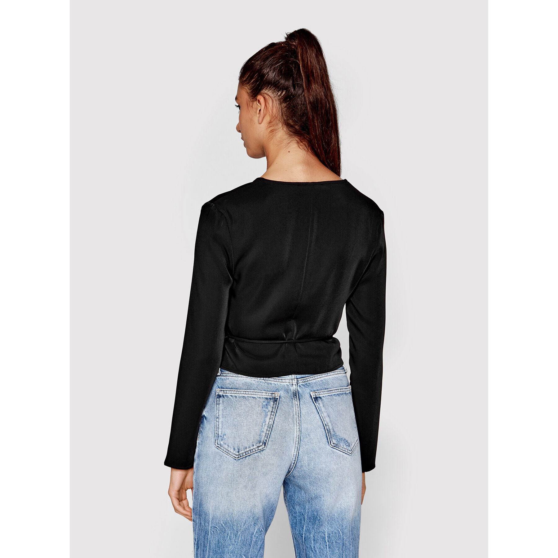 Calvin Klein Jeans Блуза J20J219598 Черен Regular Fit - Pepit.bg