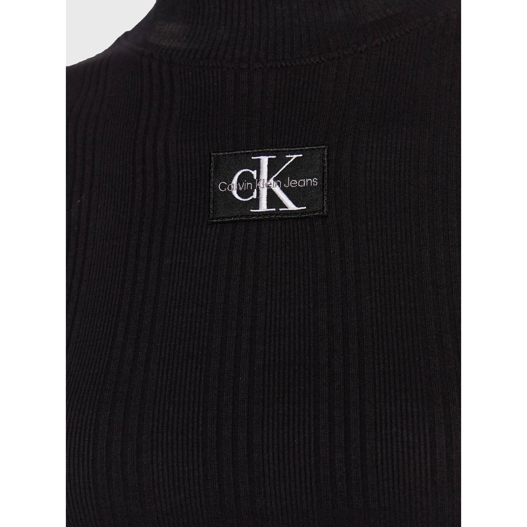 Calvin Klein Jeans Блуза J20J220291 Черен Slim Fit - Pepit.bg