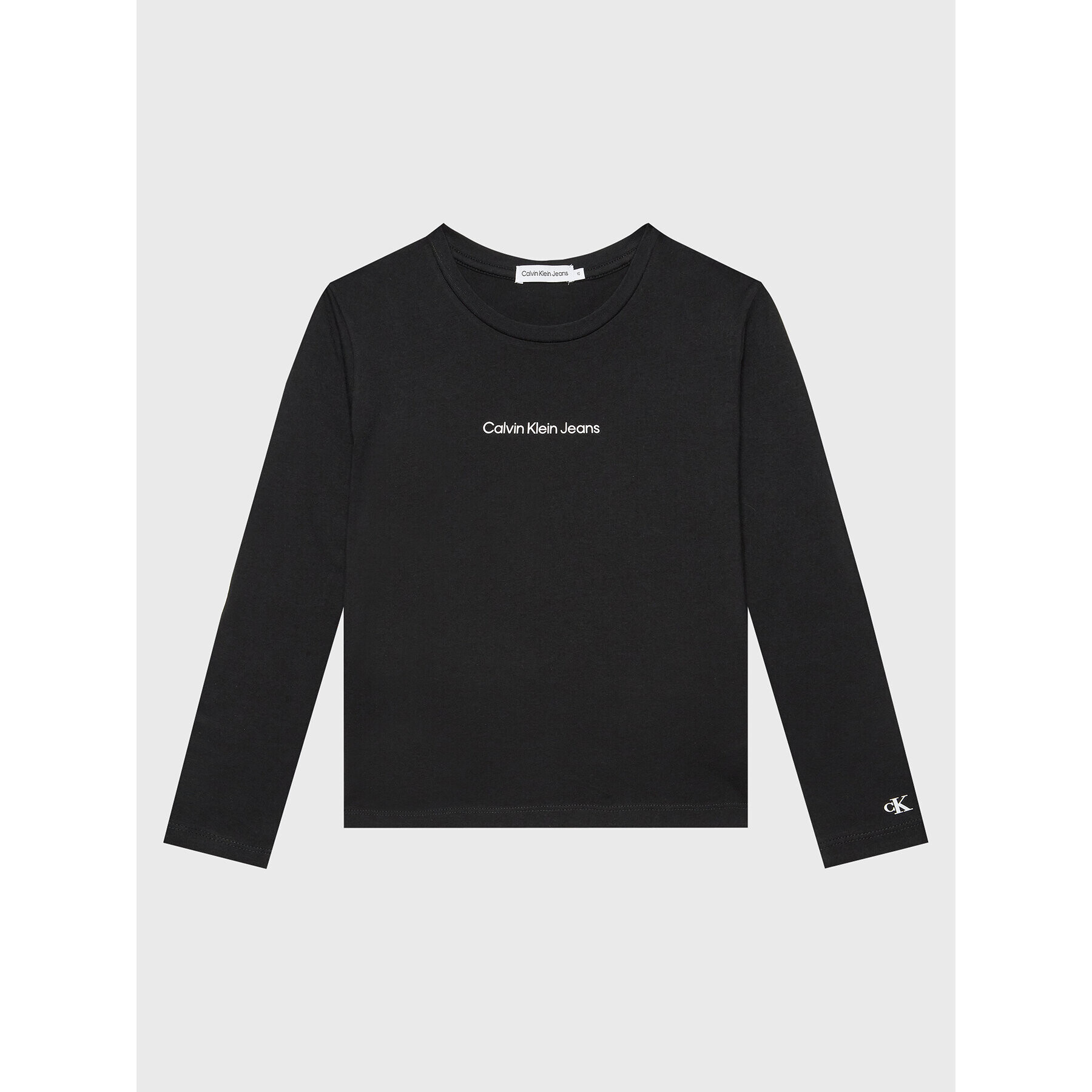 Calvin Klein Jeans Блуза Logo IG0IG01537 Черен Regular Fit - Pepit.bg