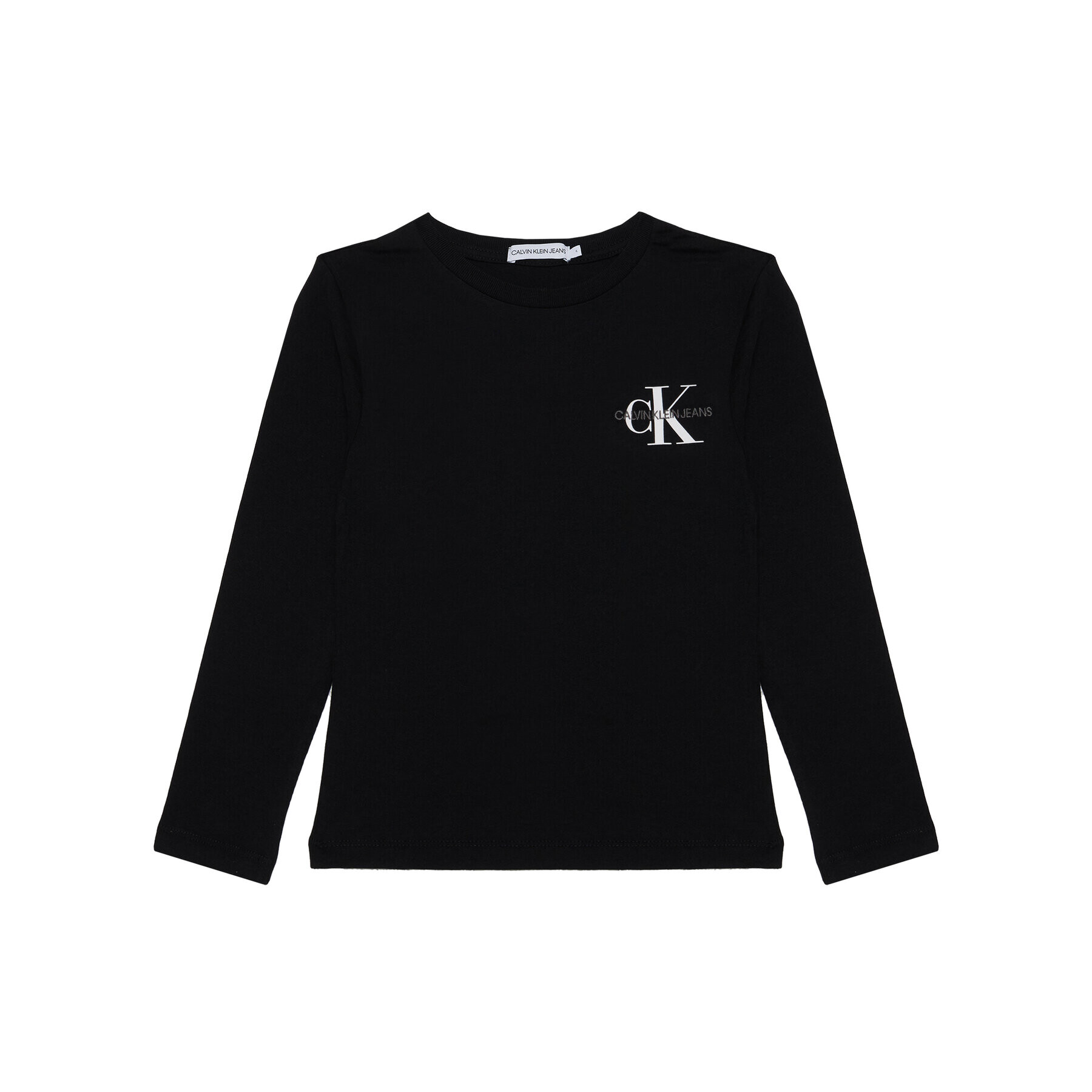 Calvin Klein Jeans Блуза Monogram IB0IB00613 Черен Regular Fit - Pepit.bg
