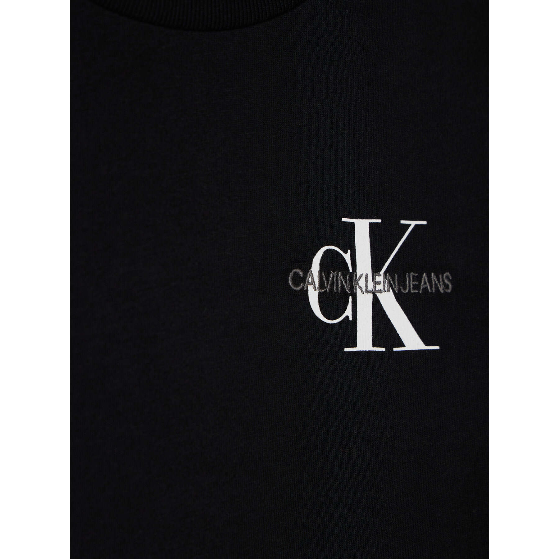 Calvin Klein Jeans Блуза Monogram IB0IB00613 Черен Regular Fit - Pepit.bg