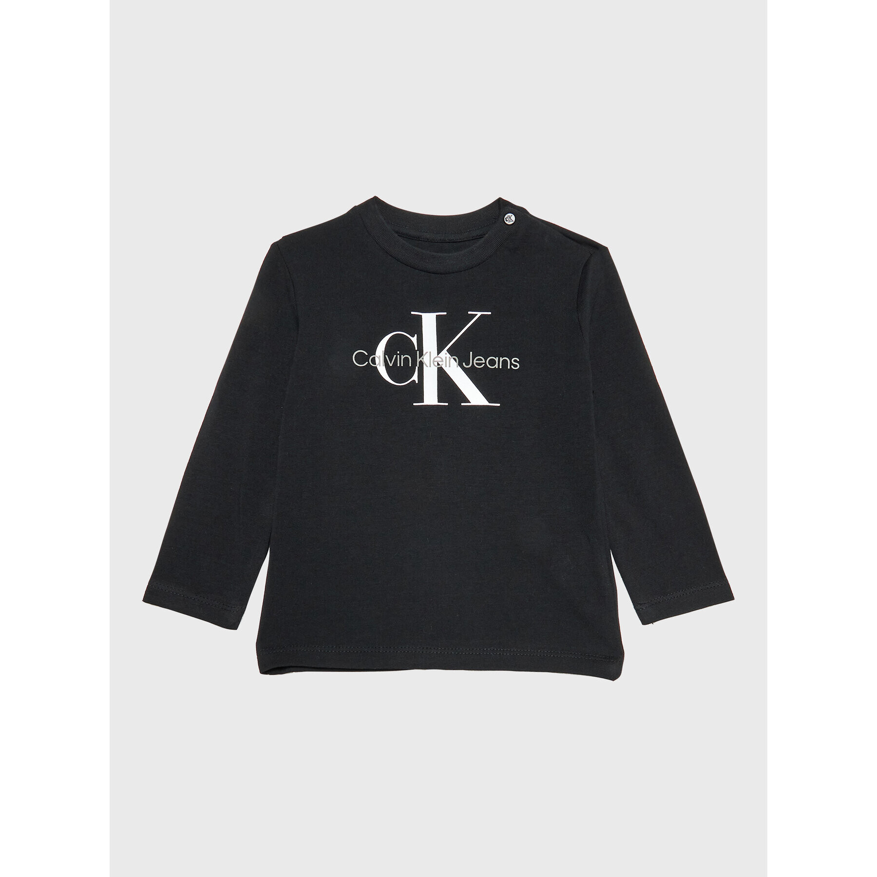 Calvin Klein Jeans Блуза Monogram IN0IN00005 Черен Regular Fit - Pepit.bg