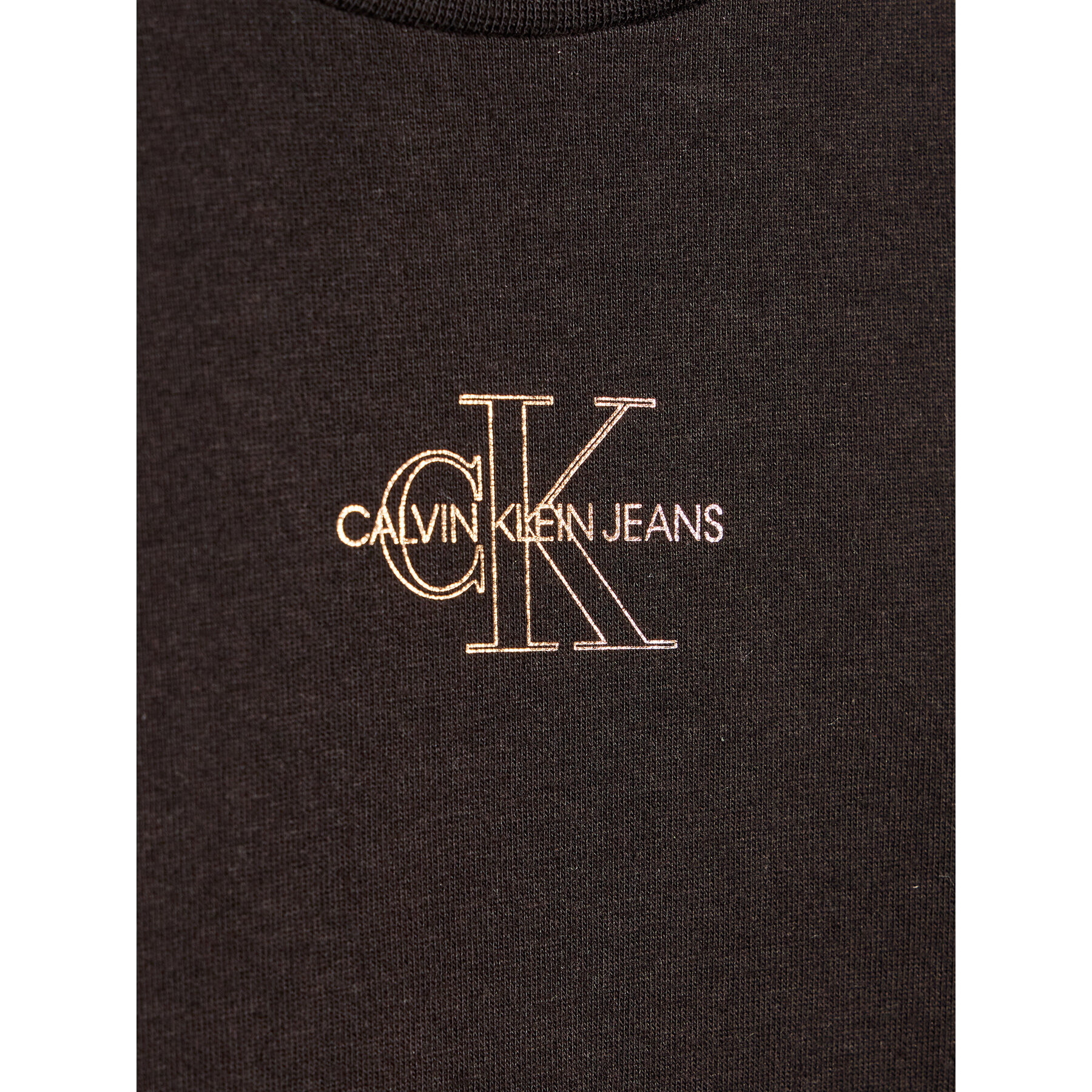 Calvin Klein Jeans Блуза Monogram Outline IG0IG01158 Черен Regular Fit - Pepit.bg