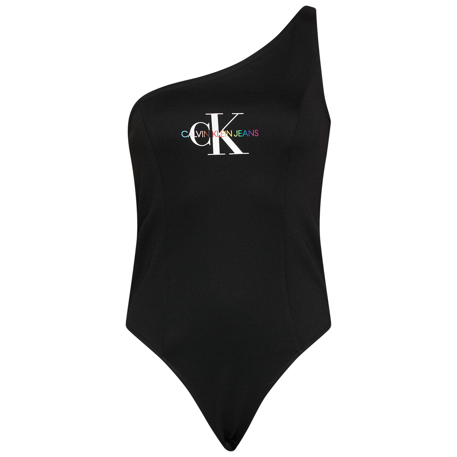 Calvin Klein Jeans Боди J20J217199 Черен Slim Fit - Pepit.bg