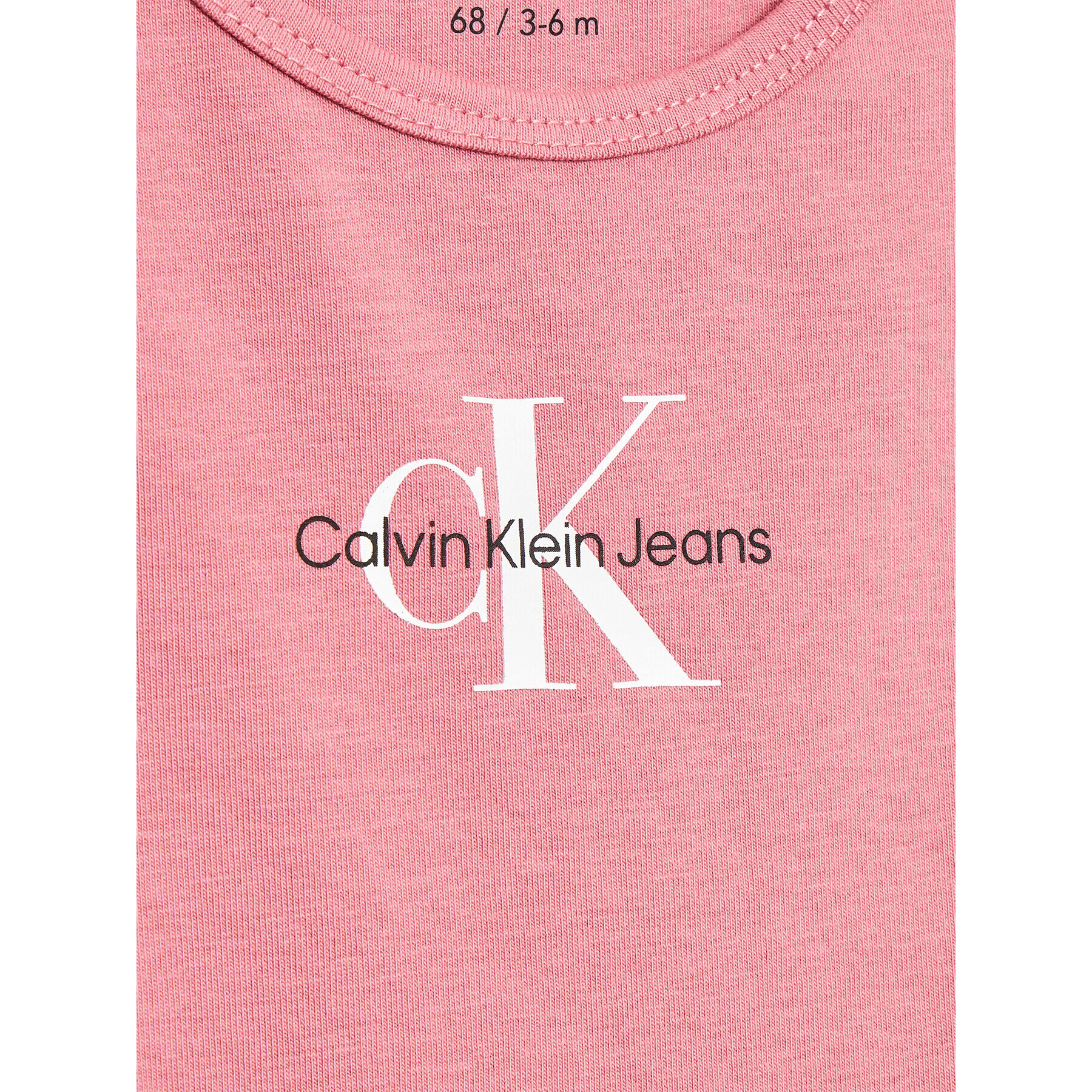 Calvin Klein Jeans Боди Monogram IN0IN00014 Розов Regular Fit - Pepit.bg