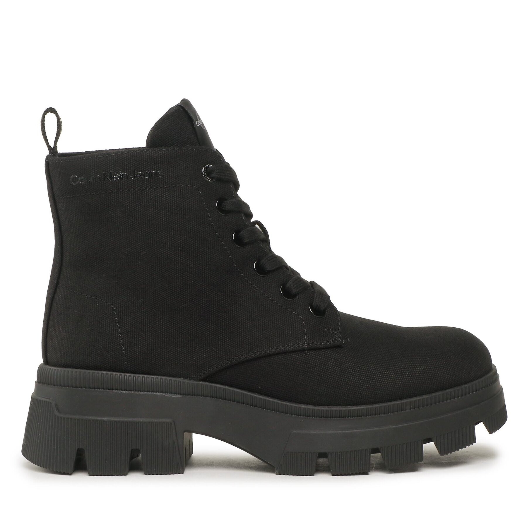 Calvin Klein Jeans Боти Chunky Combat Laceup Boot Co YW0YW01239 Черен - Pepit.bg